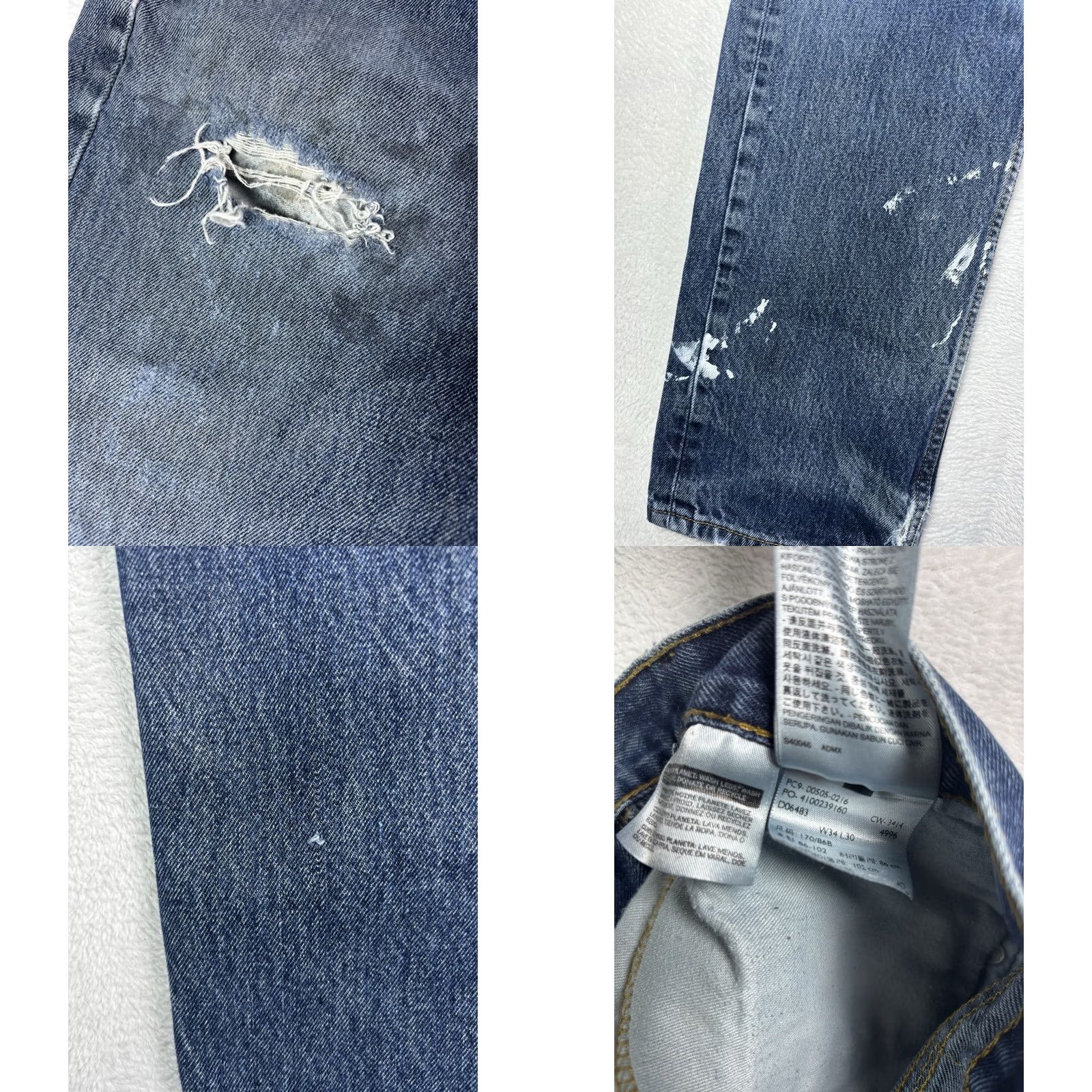 Levi's VINTAGE Levi's 505 Jeans Straight Denim Medium Wash 34x30 Men Size US 34 / EU 50 - 9 Thumbnail