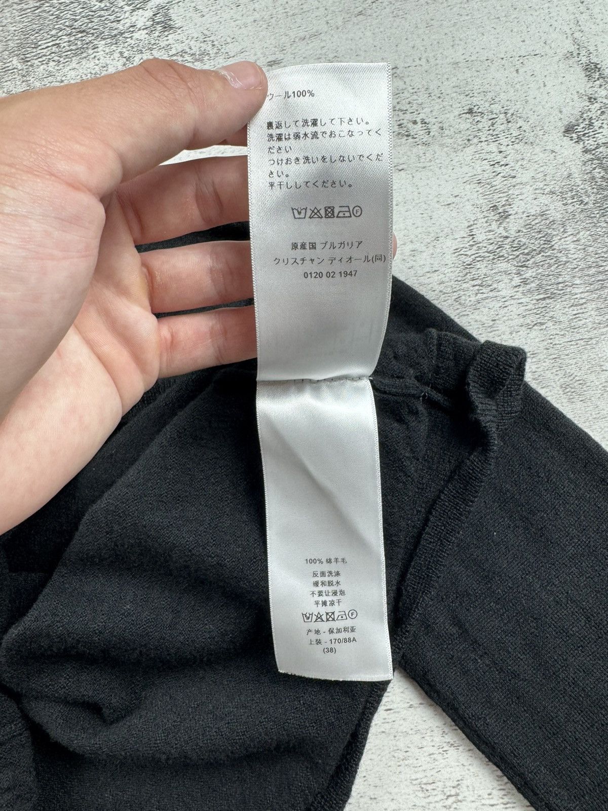 Dior Dior Uniform Bee Logo Wool Women Knit Black XS Sweater Button Cardigan Size XS / US 0-2 / IT 36-38 - 10 Thumbnail