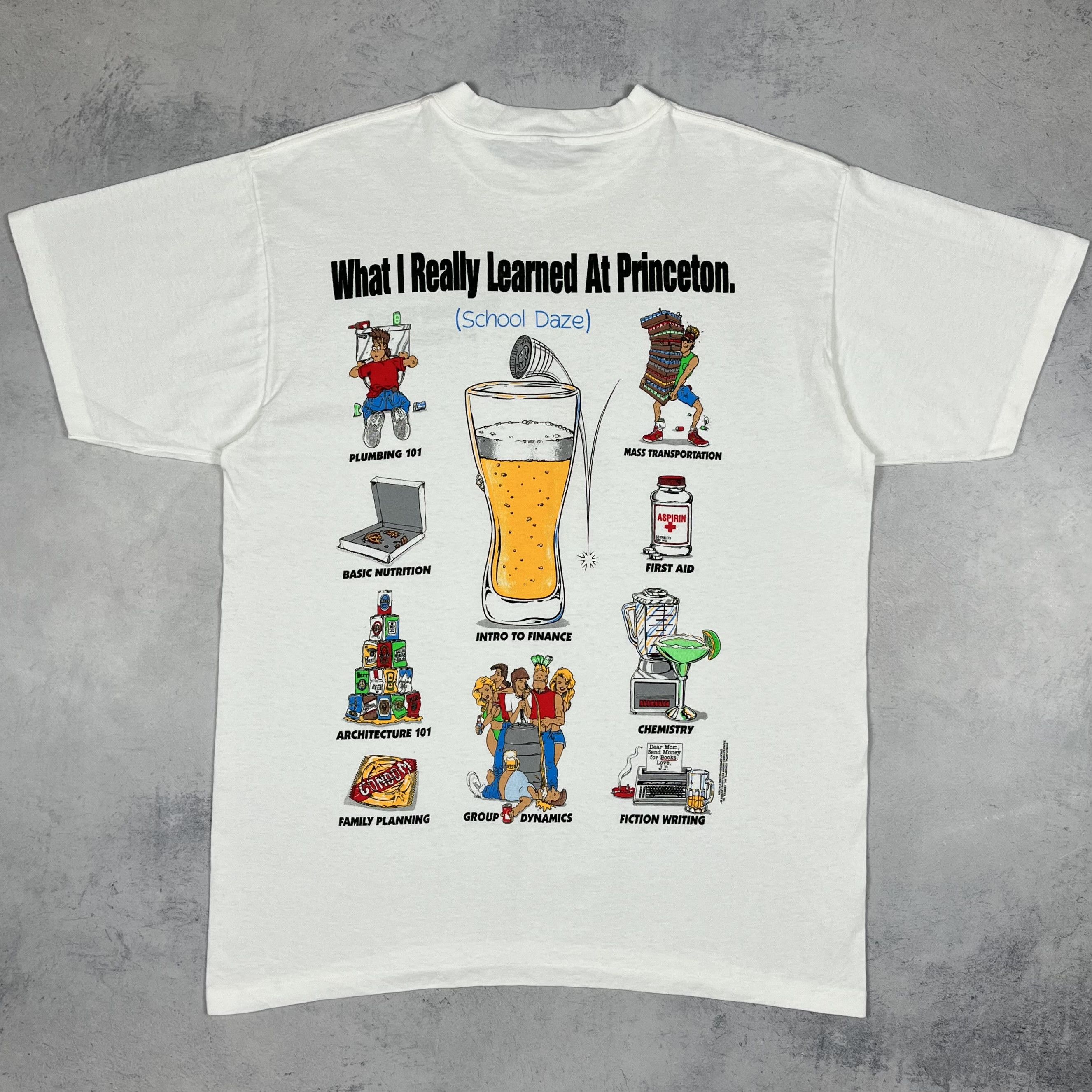 Vintage Vintage “What I Really Learned At Princeton” T Shirt 1994 Size US XL / EU 56 / 4 - 2 Thumbnail