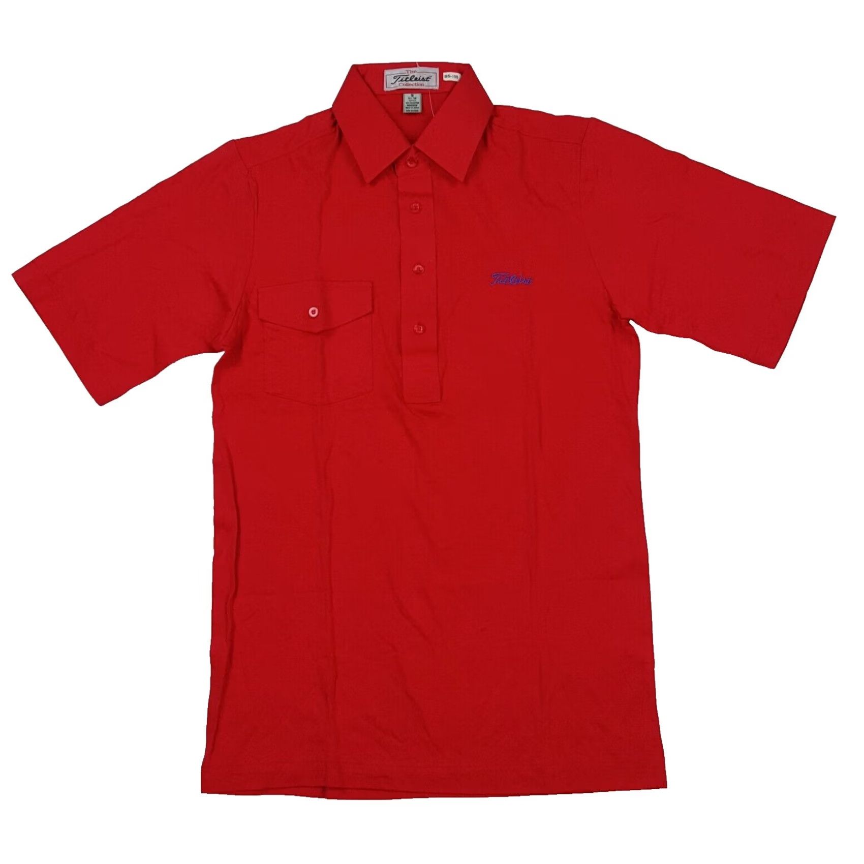 Titleist VINTAGE Titleist Polo Shirt Red Small Pocket Court Shirt 90s Preppy Golf Tennis Casual Men’s Boys Size US S / EU 44-46 / 1 - 2 Thumbnail