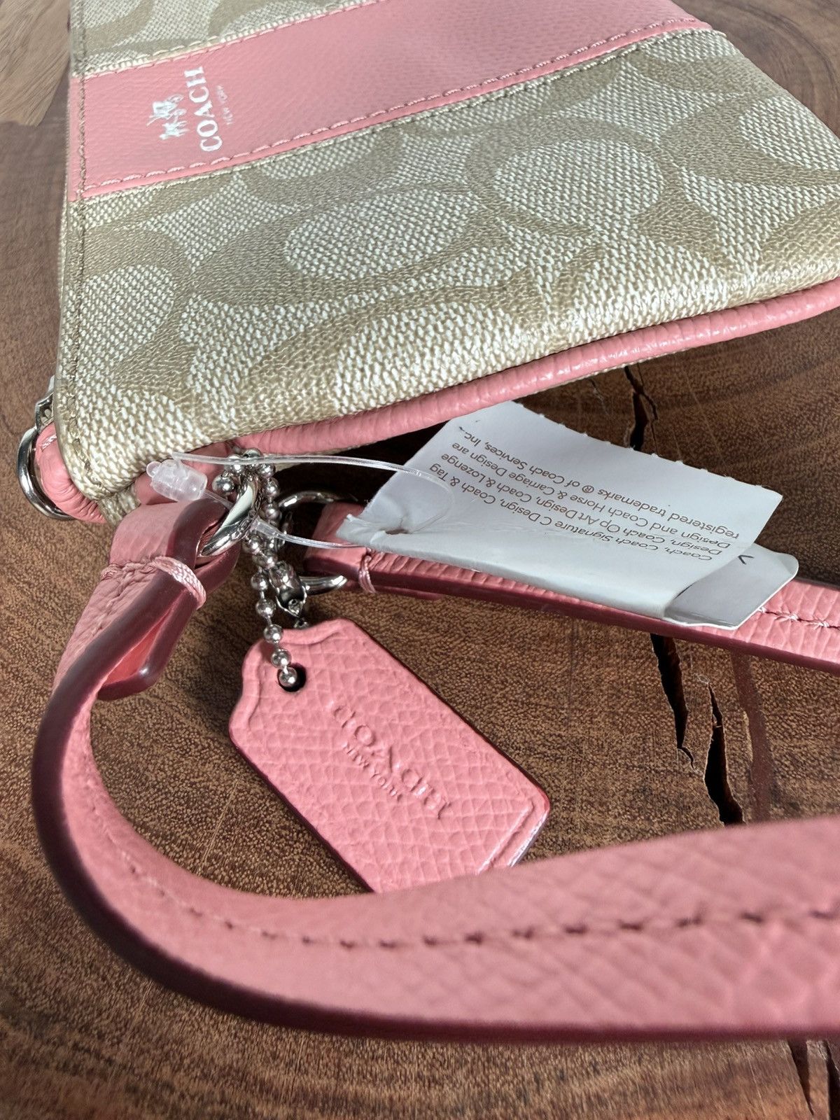 Coach BNWT Y2K Coach Leather Corner Zip Strap Wallet Size ONE SIZE - 3 Thumbnail