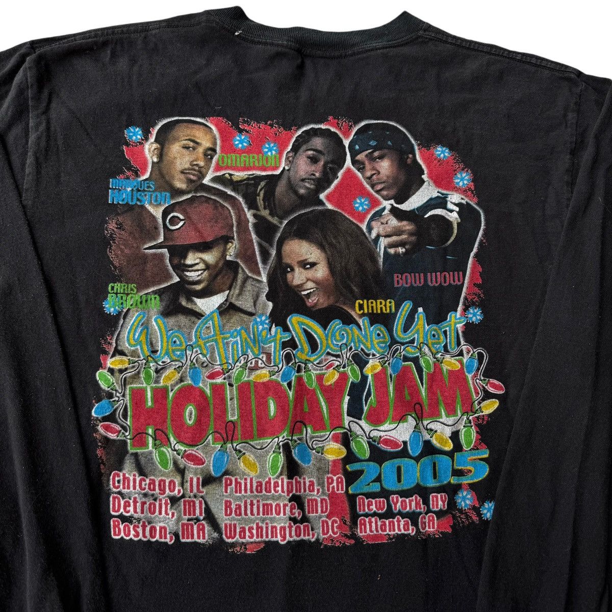 Rap Tees × Vintage 2005 We Ain’t Done Yet Holiday Jam Rap Tee Vintage Bow Wow Size US L / EU 52-54 / 3 - 8 Thumbnail