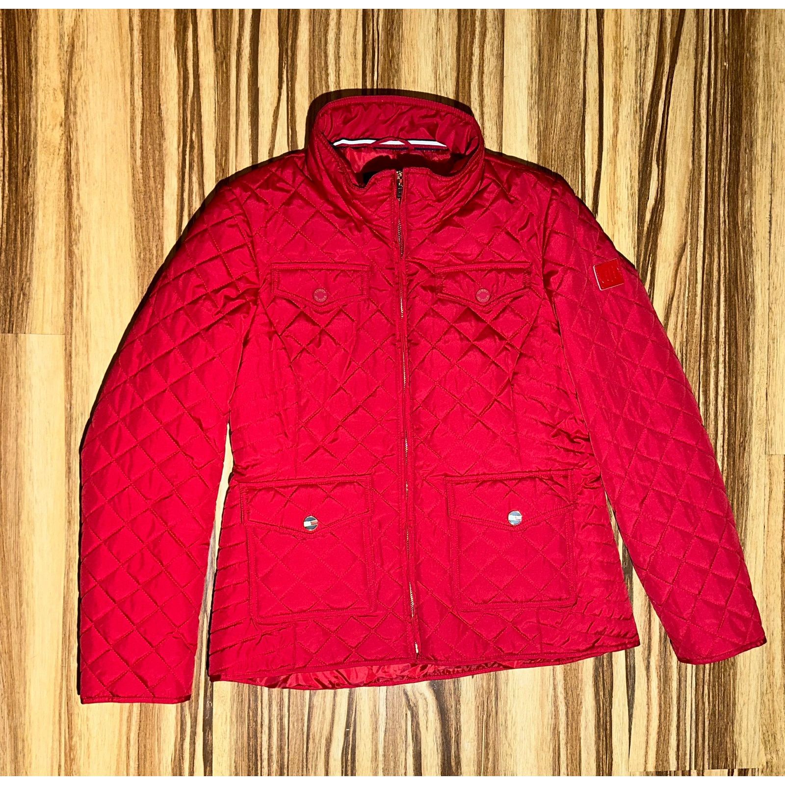 Tommy Hilfiger Tommy Hilfiger Red Winter Jacket Size Medium Size M / US 6-8 / IT 42-44 - 1 Thumbnail