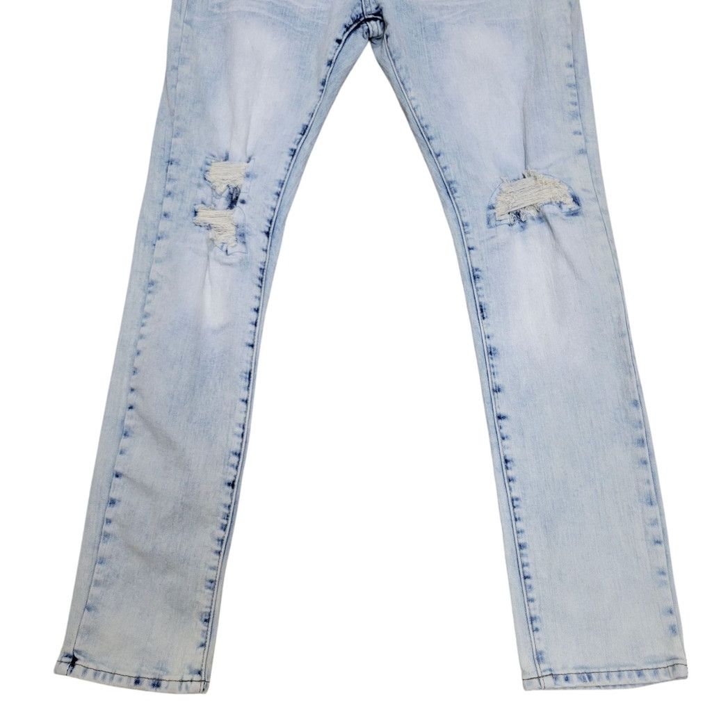 Reason Reason New York Distressed Skinny Jeans Men's Size 34/32 Size US 34 / EU 50 - 3 Thumbnail