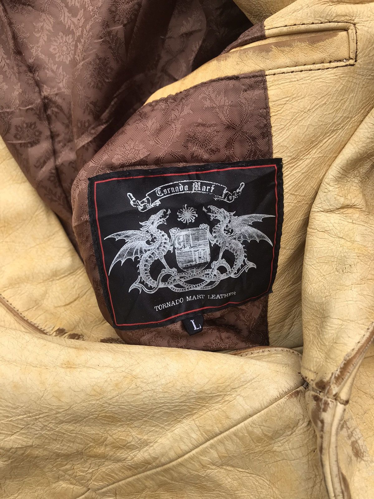 Tornado Mart Tornado Mart Japan Cowhide Leather Jacket Size US S / EU 44-46 / 1 - 2 Thumbnail