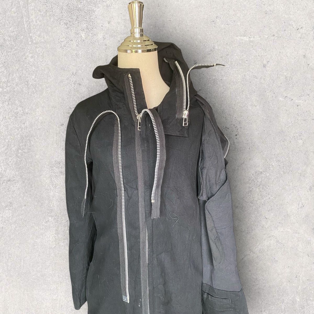 Yohji Yamamoto Fall20-21 B Yohji Yamamoto Muti Zip Coat Size S / US 4 / IT 40 - 3 Thumbnail