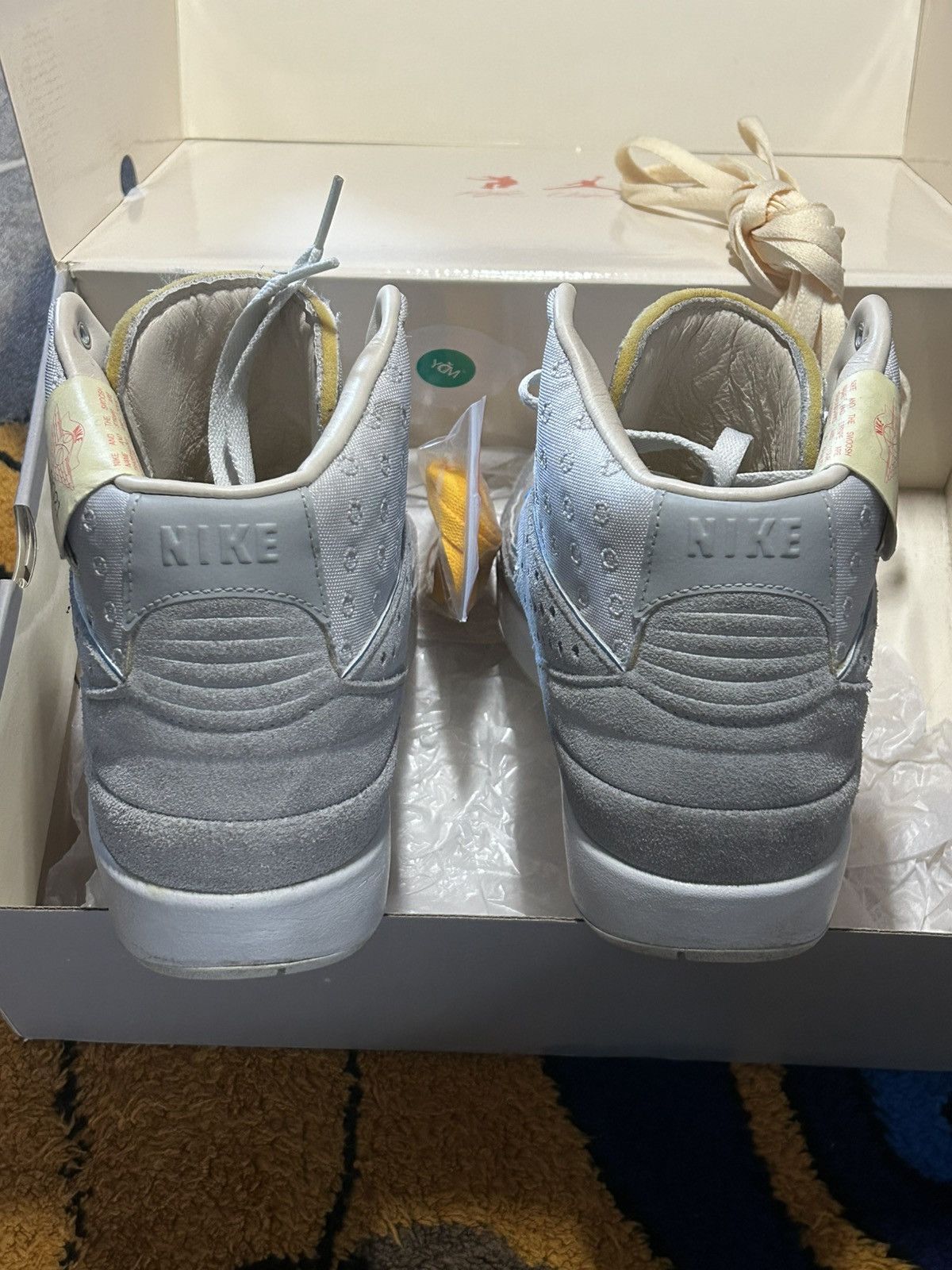 Jordan Brand × Union LA Nike Air Jordan 2 Retro SP x Union Grey Fog Size US 10 / EU 43 - 7 Thumbnail