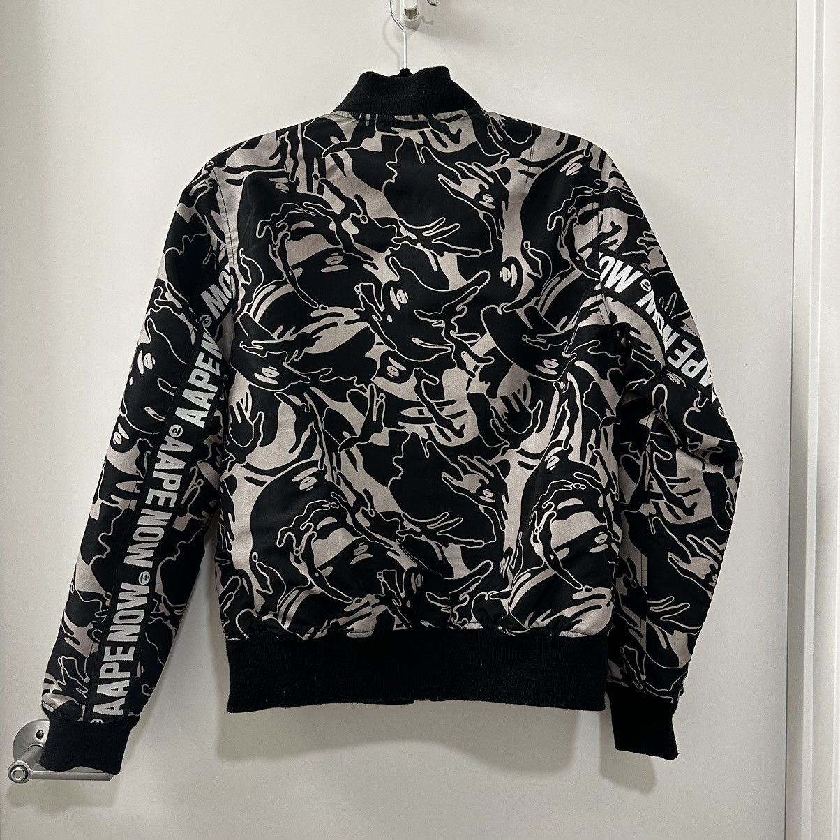 Aape AAPE Reversible Reflective Bomber Jacket Size US S / EU 44-46 / 1 - 9 Thumbnail