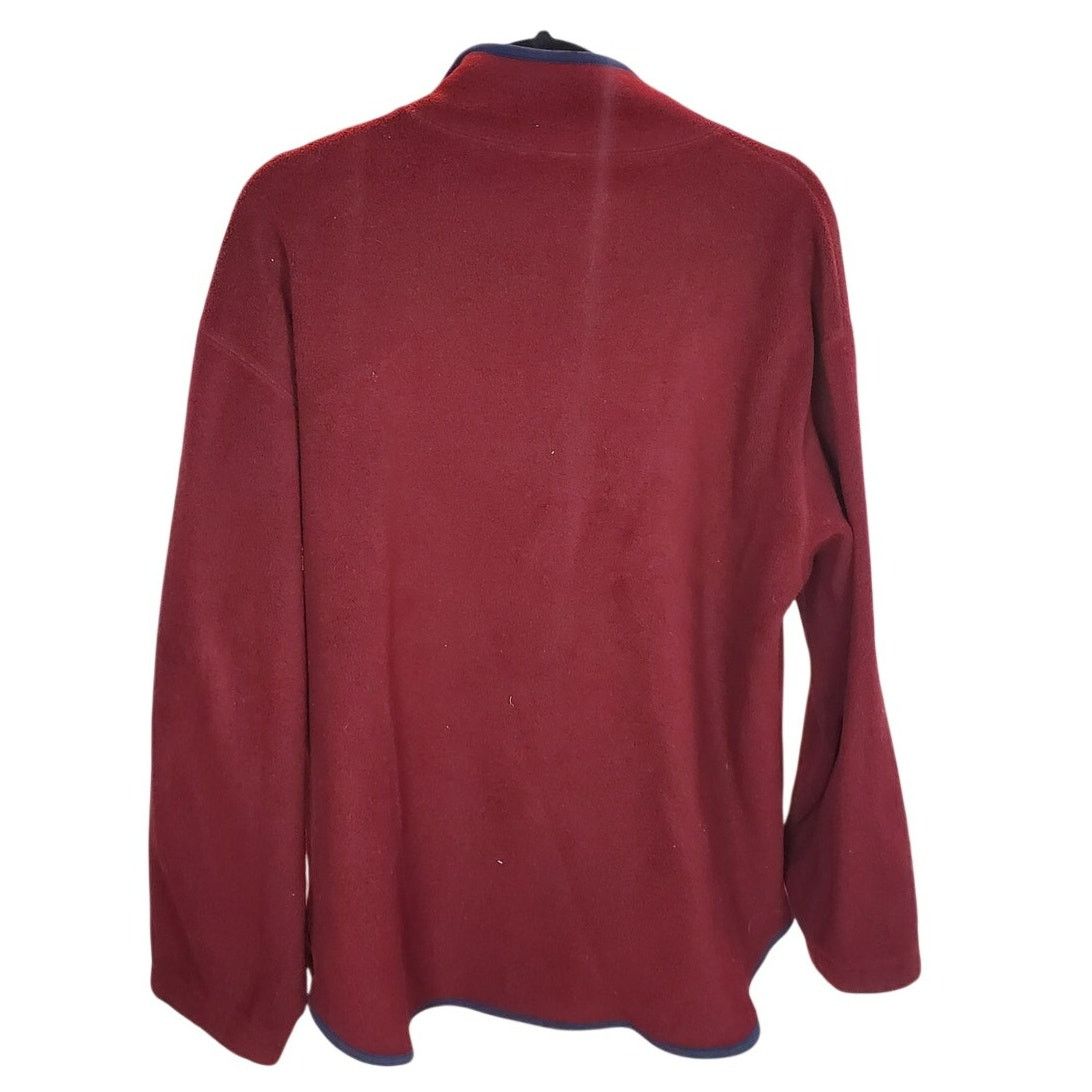 Old Navy Old Navy Red Half Zip Fleece Pullover Sweatshirt Size L Size US L / EU 52-54 / 3 - 3 Thumbnail