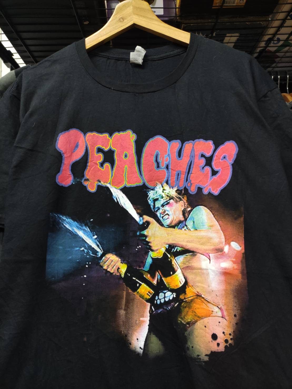 Band Tees Peaches,Merrill Nisker Punk Band Tour T-Shirt Size US L / EU 52-54 / 3 - 1 Thumbnail