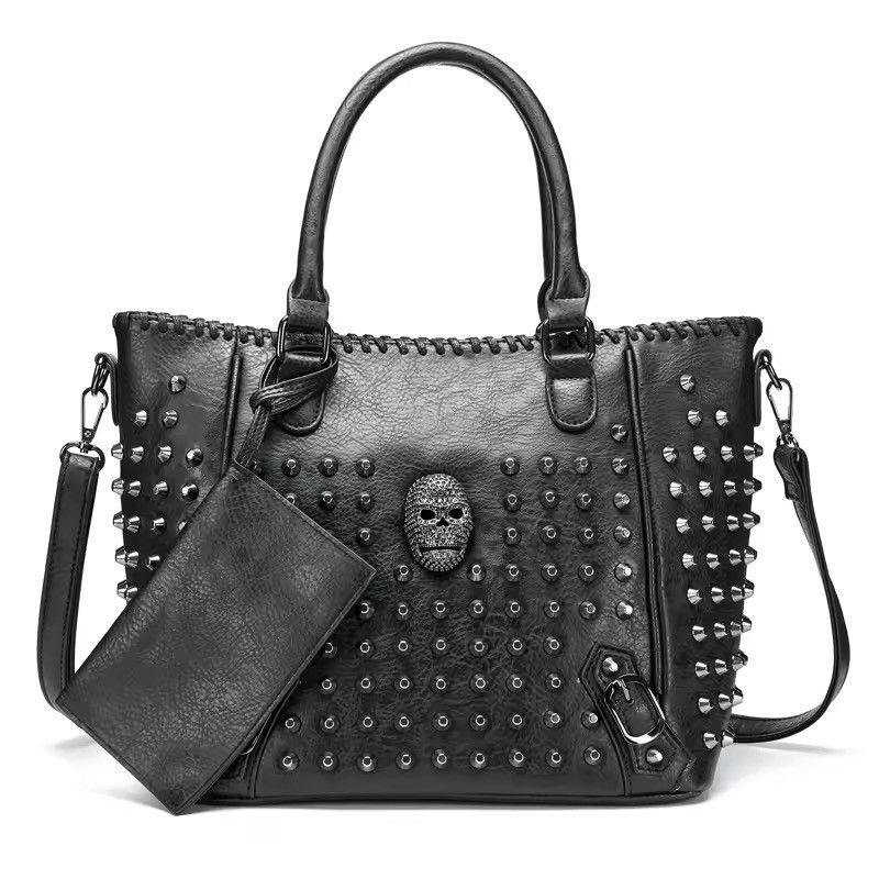 Other Y2K Punk Skull Rivet Leather Crossbody Bag Size ONE SIZE - 3 Thumbnail
