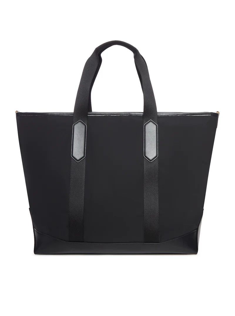Tom Ford TOM FORD Black Nylon/Leather Tote Bag New Size ONE SIZE - 3 Thumbnail
