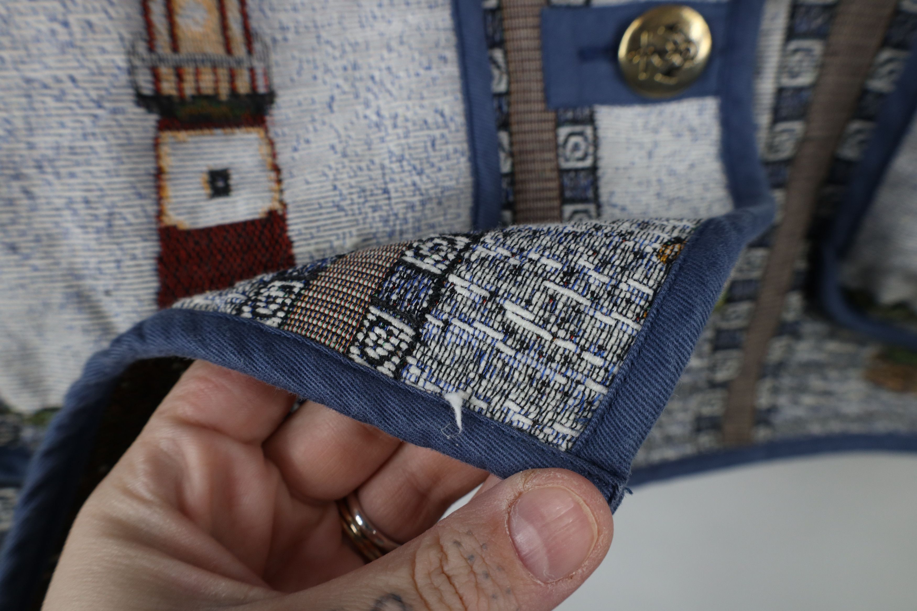 Vintage Vintage 90s Streetwear All Over Print Tapestry Jacket Size M / US 6-8 / IT 42-44 - 4 Thumbnail