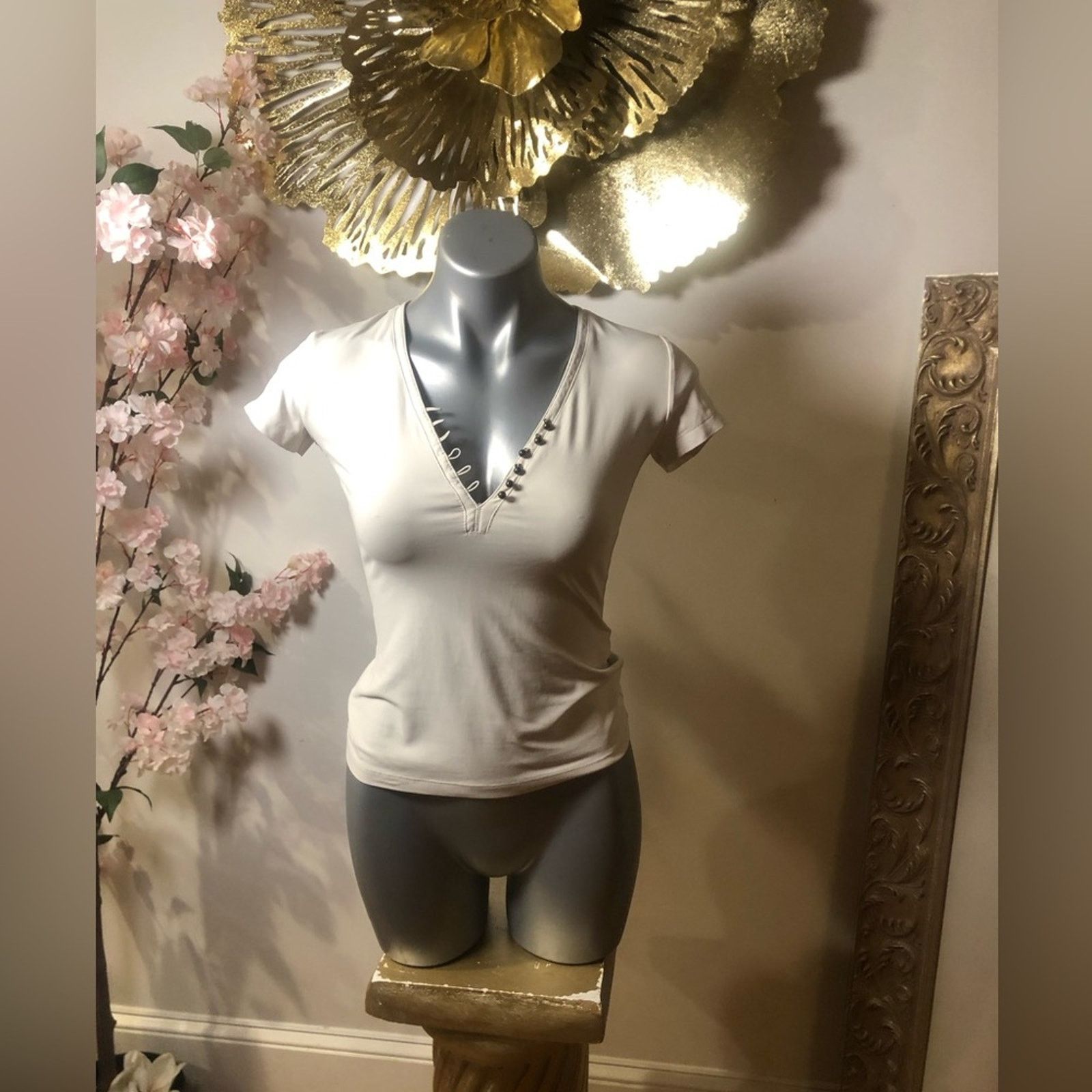 Other French Top with deep V buttoned top Size S / US 4 / IT 40 - 2 Thumbnail