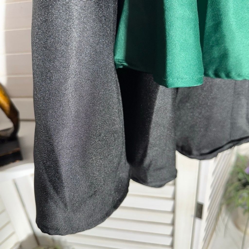 Vintage Roronoa Zoro Anime Cosplay Halloween Skirt Green/Black 3XL Size 42" / US 20 - 6 Thumbnail