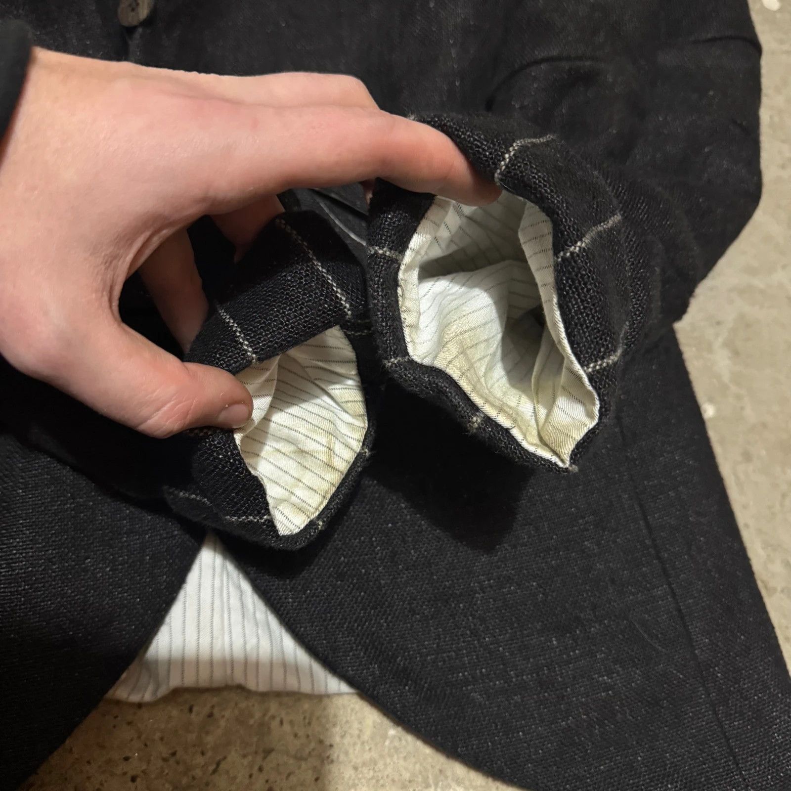 SSSR Venezia S.S.S.R Venezia ( Marc point ) linen one button blazer Size US S / EU 44-46 / 1 - 12 Thumbnail