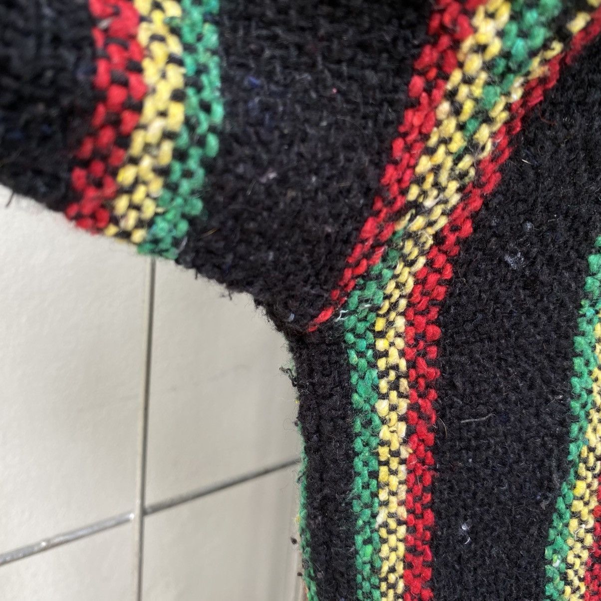 Vintage Black Rasta Striped Baja Hoodie Size US L / EU 52-54 / 3 - 15 Thumbnail