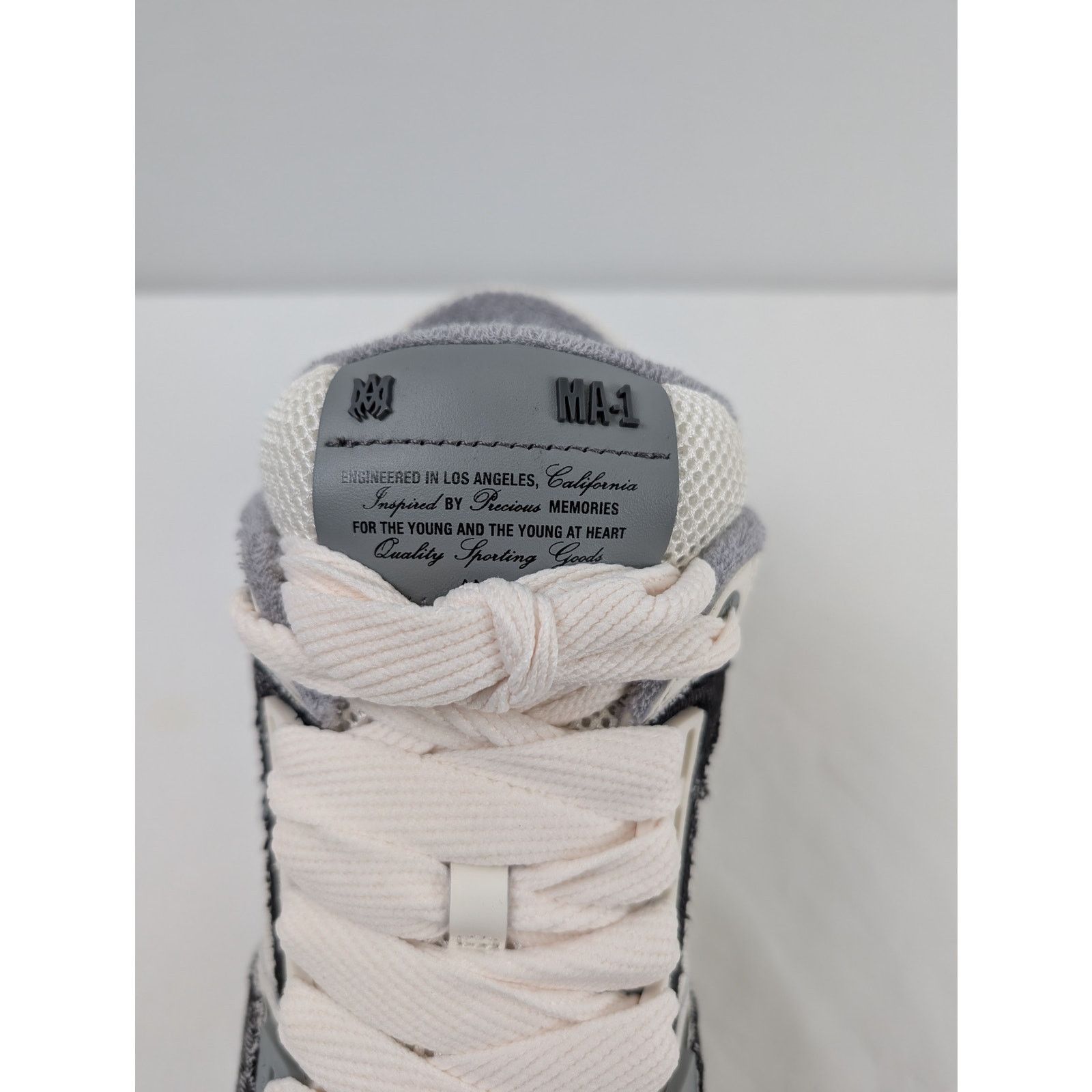 Amiri o1rshd1 Bandana Denim MA-1 Sneakers in Black Size US 11 / EU 44 - 16 Thumbnail