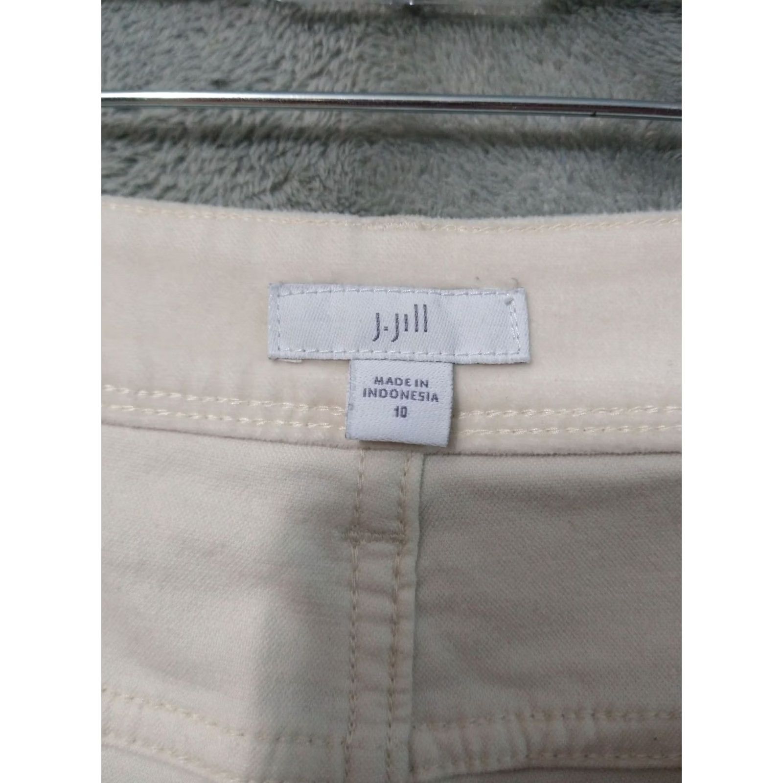 J. Jill J Jill Pants Womens 10 Velvet Straight Leg Mid Rise 5 Pocket Stretch Lot of 2 Size 32" / US 10 / IT 46 - 7 Thumbnail
