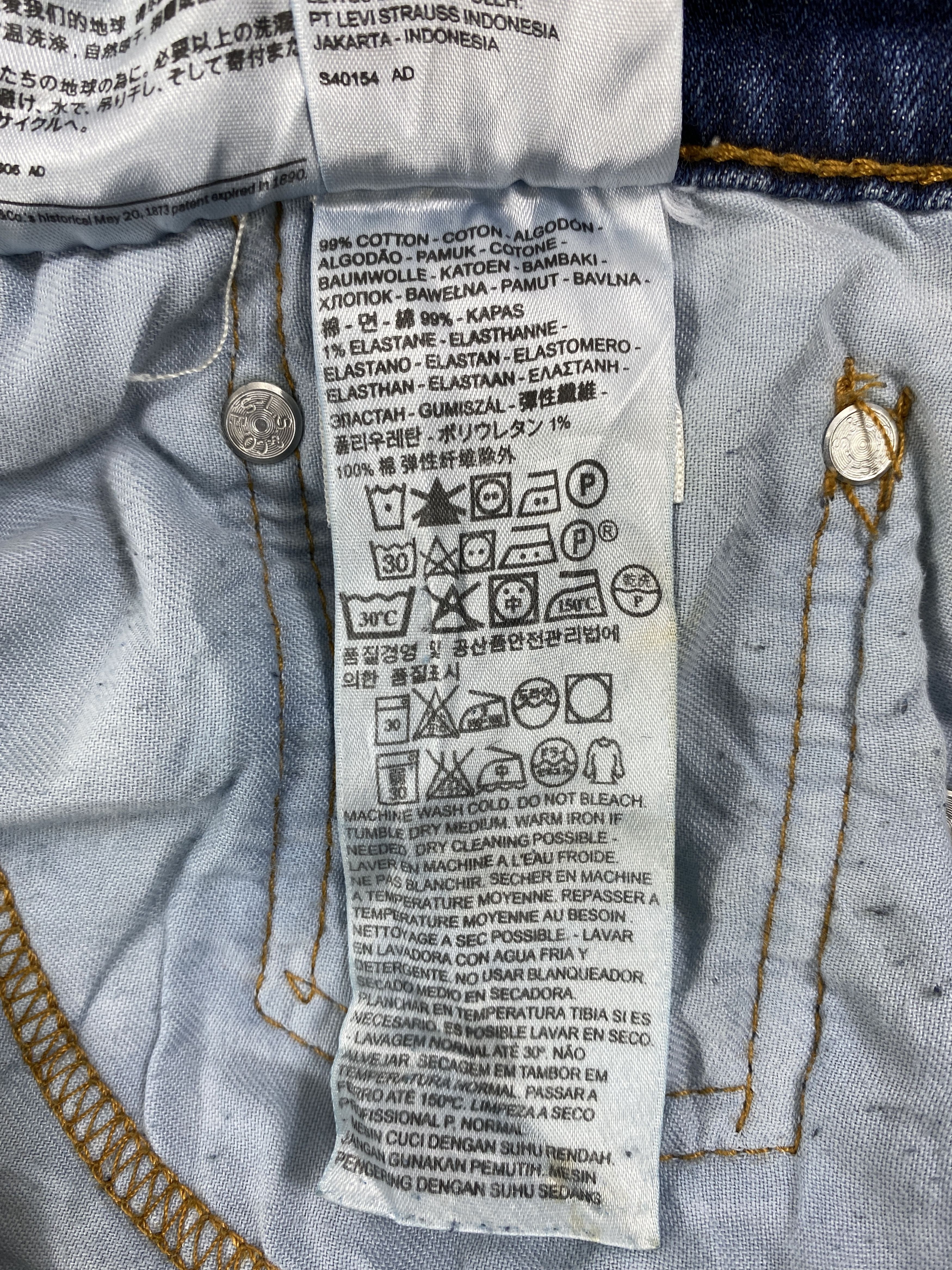 Levi's Distressed Blue Vintage Levi's 511 34x31.5 Denim -JN2106 Size US 34 / EU 50 - 9 Thumbnail
