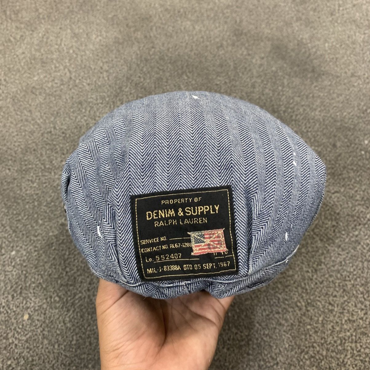 Polo Ralph Lauren Denim & Supply Ralph Lauren Biker Hat Paint Splatter Artist Size ONE SIZE - 8 Thumbnail