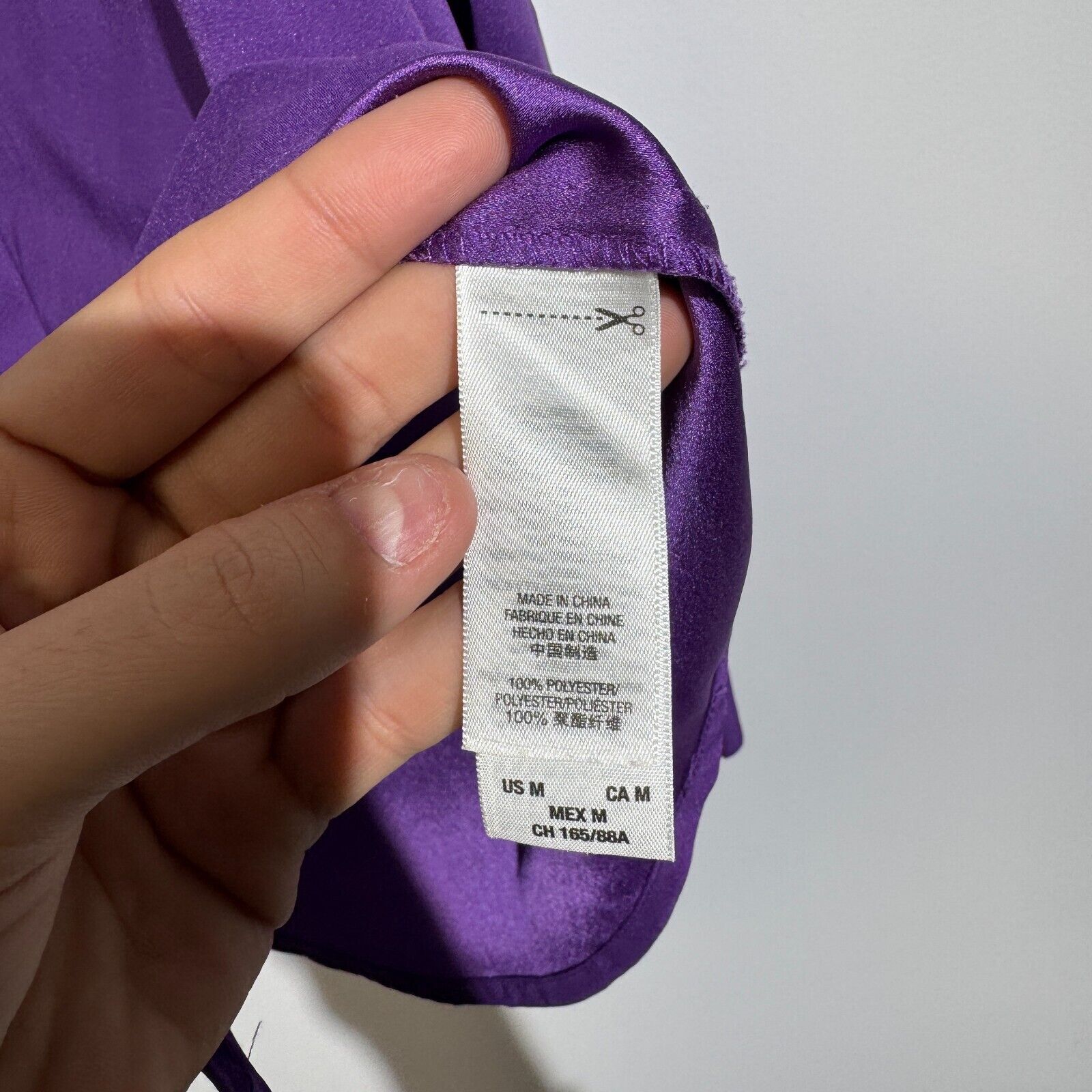 Juicy Couture × Vintage Vintage Juice Couture Purple Polyester Shirt Buton up Size M Size US M / EU 48-50 / 2 - 6 Thumbnail