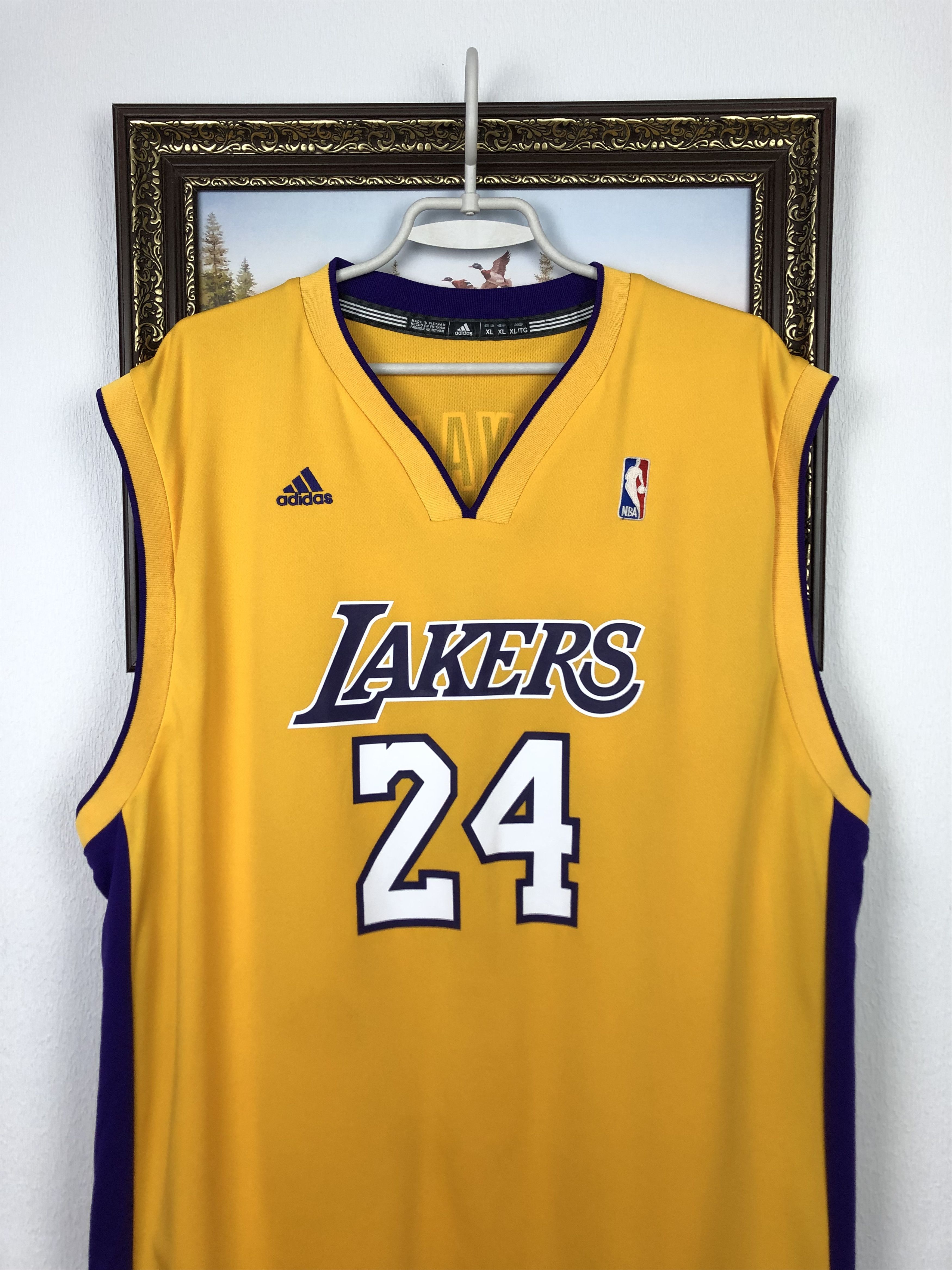 Adidas Adidas #24 Kobe Bryant Los Angeles Lakers NBA Jersey Shirt Size US XL / EU 56 / 4 - 2 Thumbnail