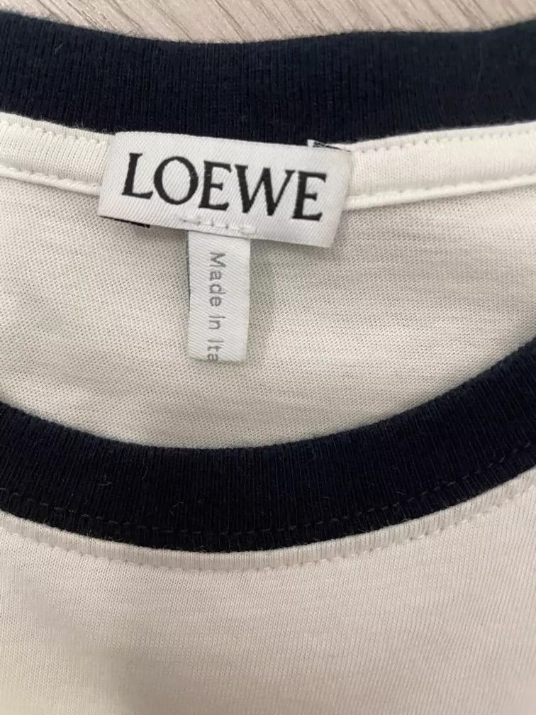 Loewe loewe white short sleeves 2504-Nextarrow Size US S / EU 44-46 / 1 - 5 Thumbnail