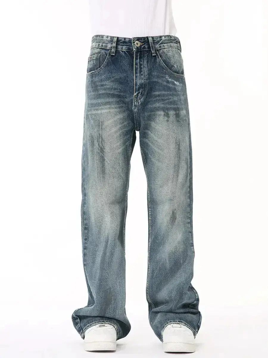 Japanese Brand Retro loose micro flared casual jeans Size US 32 / EU 48 - 1 Thumbnail