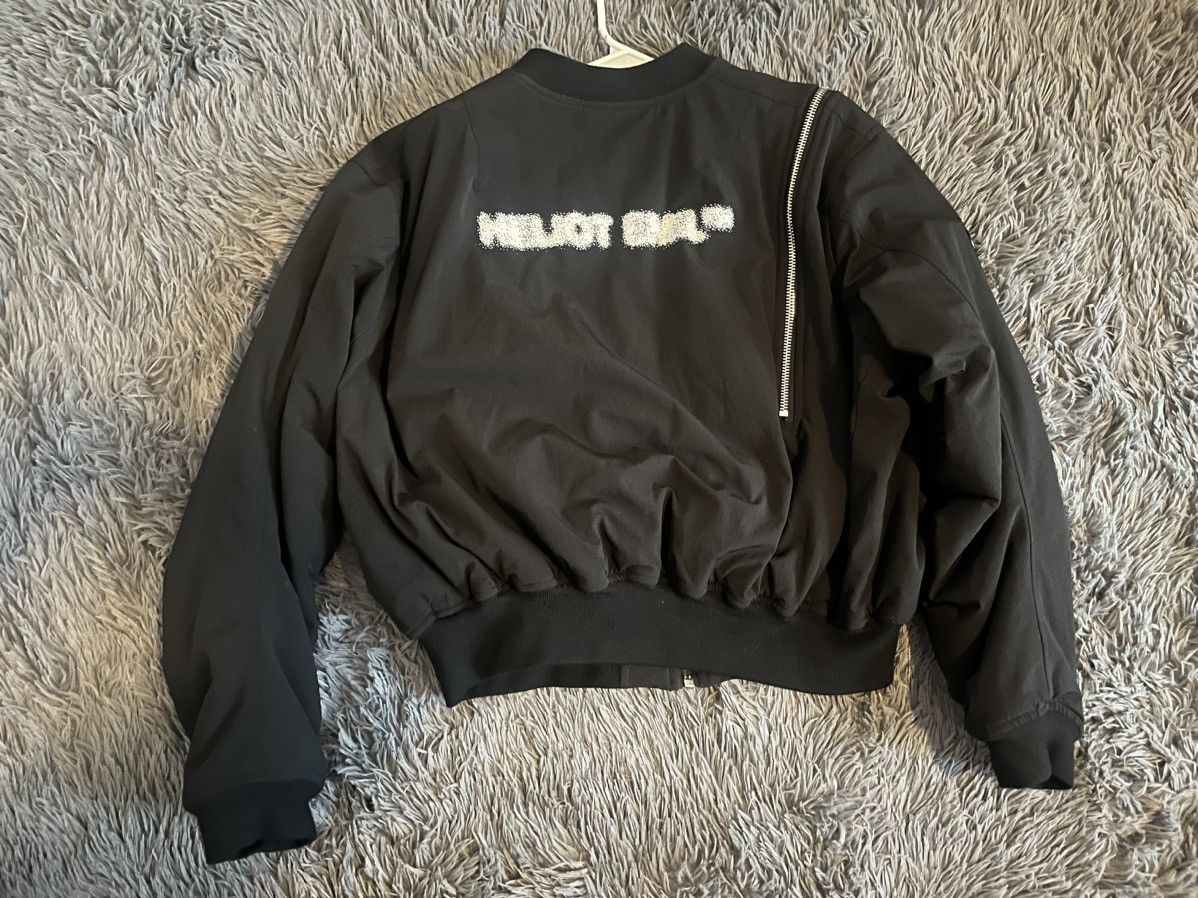 Heliot Emil Heliot Emil - Black Bomber Jacket - RARE Size US L / EU 52-54 / 3 - 5 Thumbnail