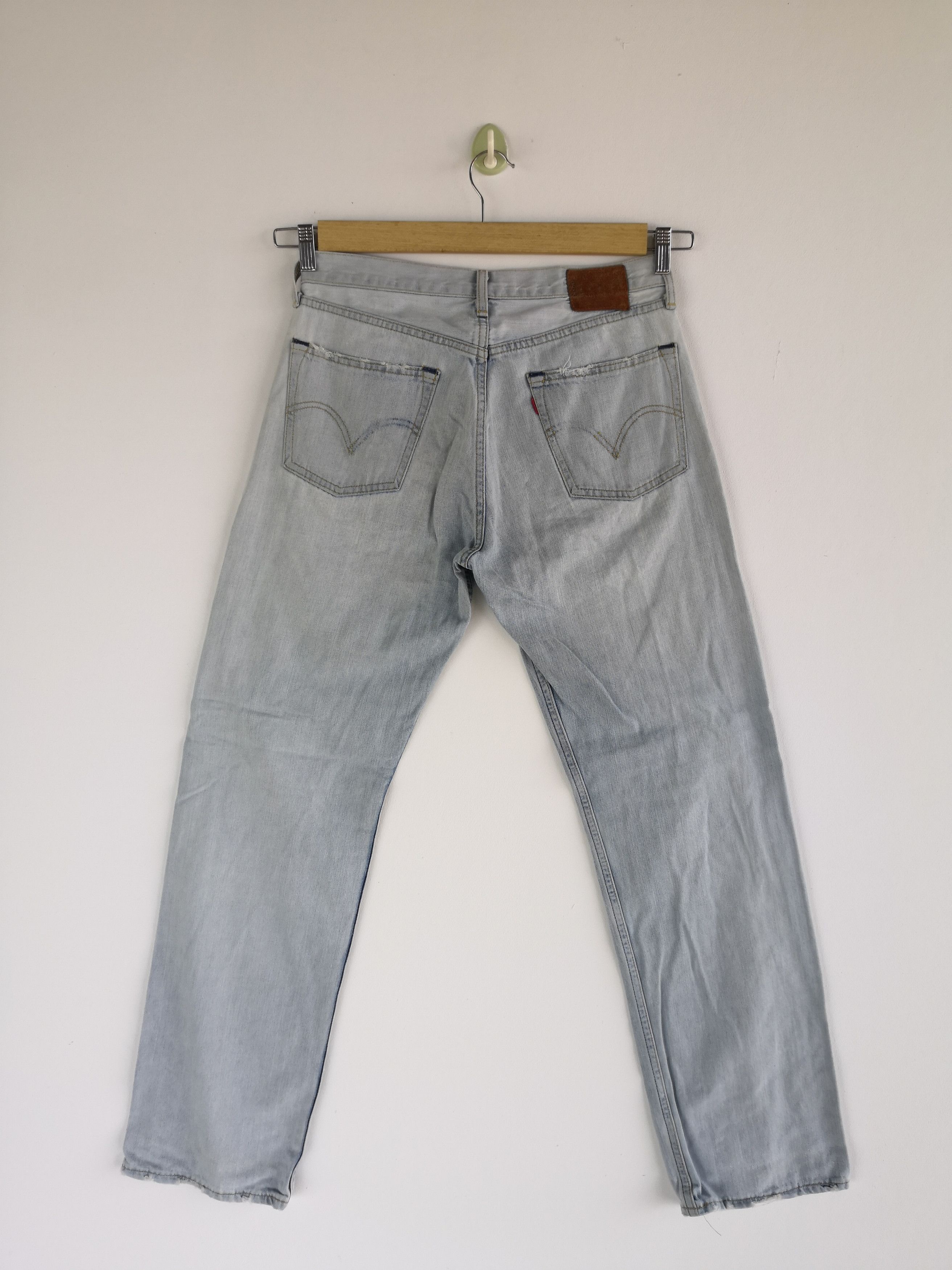 Jean Vintage Levi's 503 Jeans Light Washed Faded Denim Size US 30 / EU 46 - 2 Thumbnail