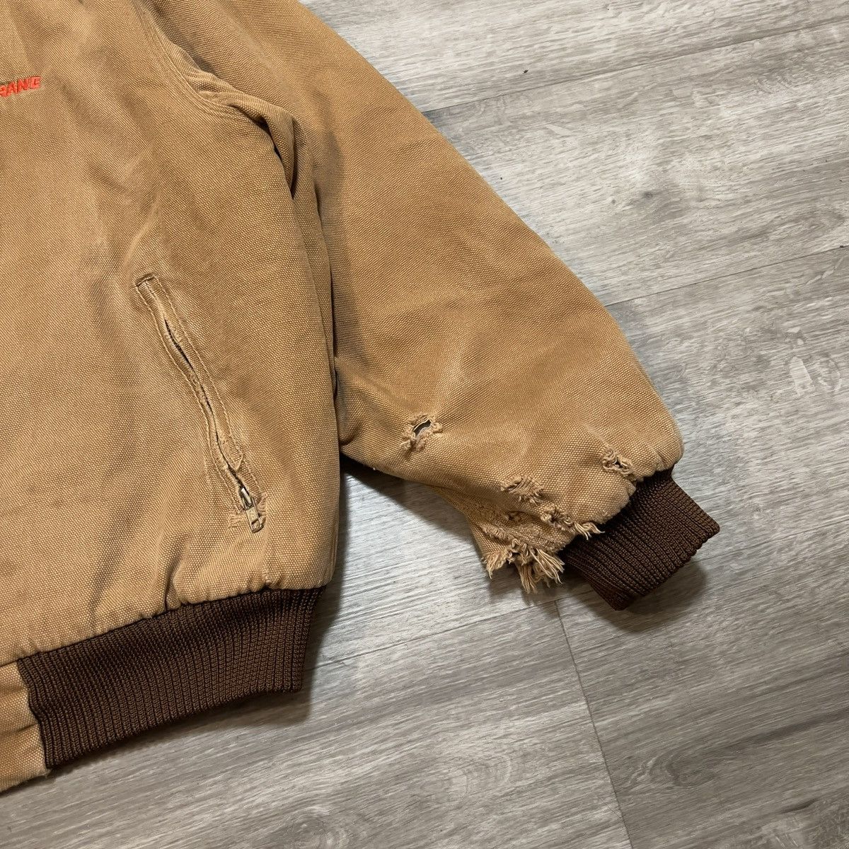 Vintage Vintage Carhartt Esque Canvas Work Jacket Size US L / EU 52-54 / 3 - 2 Thumbnail