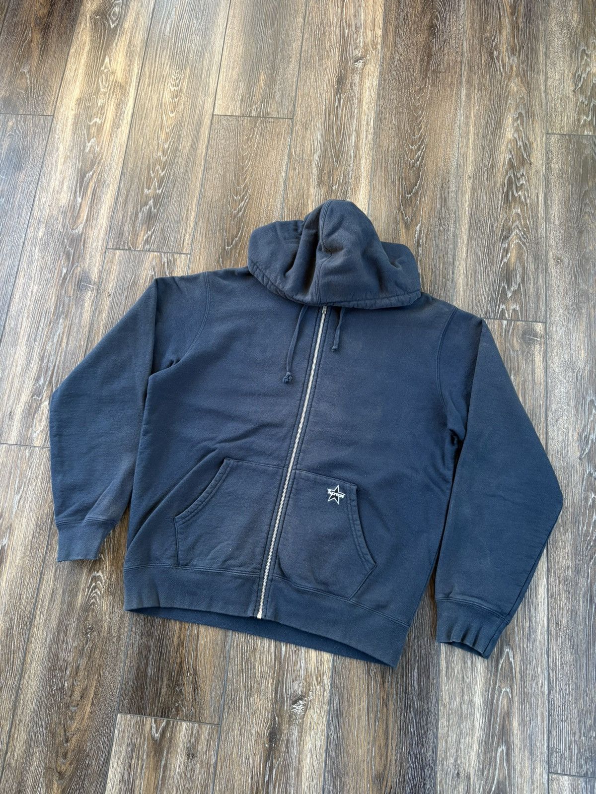 Supreme Supreme stars zip up sweatshirt/ hoodie (2009) | Grailed