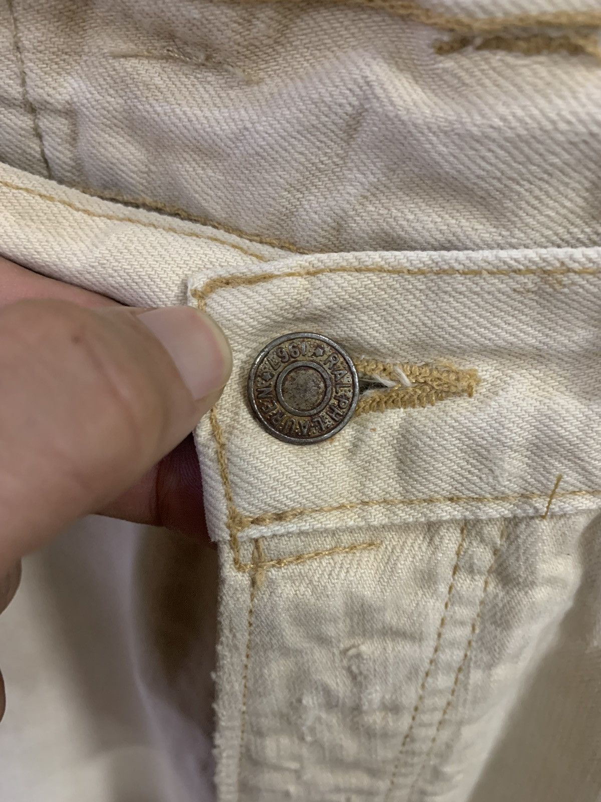 Polo Ralph Lauren × Ralph Lauren Ralph Lauren Bootcut Distressed Denim Size US 31 - 7 Thumbnail