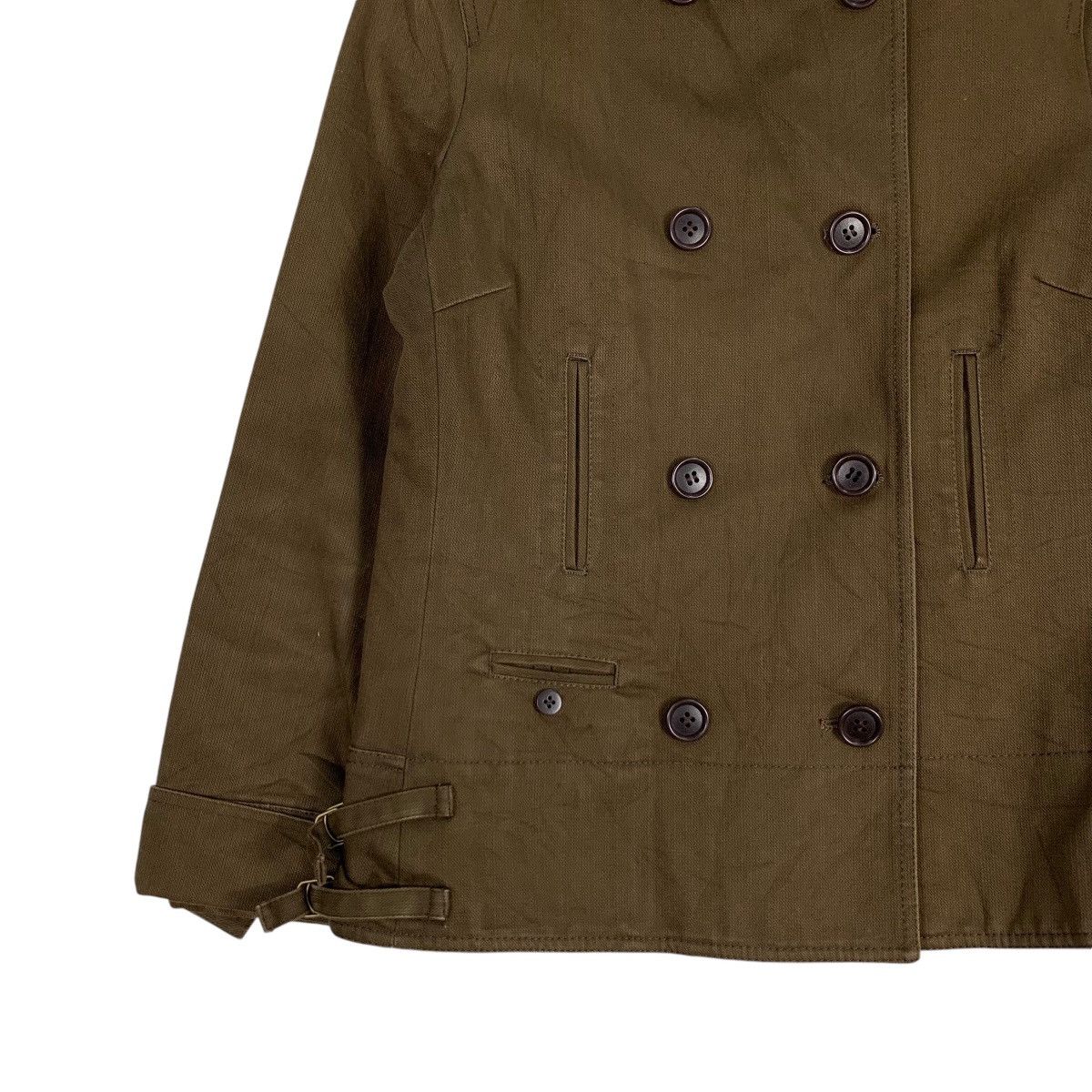 Japanese Brand ANZU ANNEE Brown Double Breasted Coat #1253-C57 Size M / US 6-8 / IT 42-44 - 3 Thumbnail