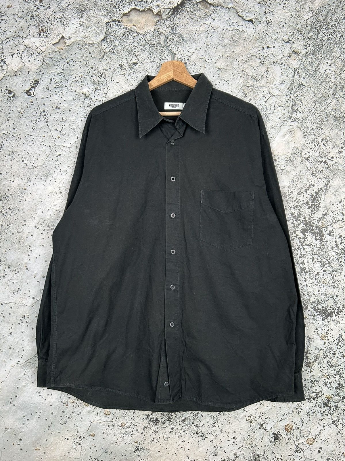 Designer Vintage Moschino Jeans 90s Peace Shirt Avant Garde Designer Size US XXL / EU 58 / 5 - 2 Thumbnail