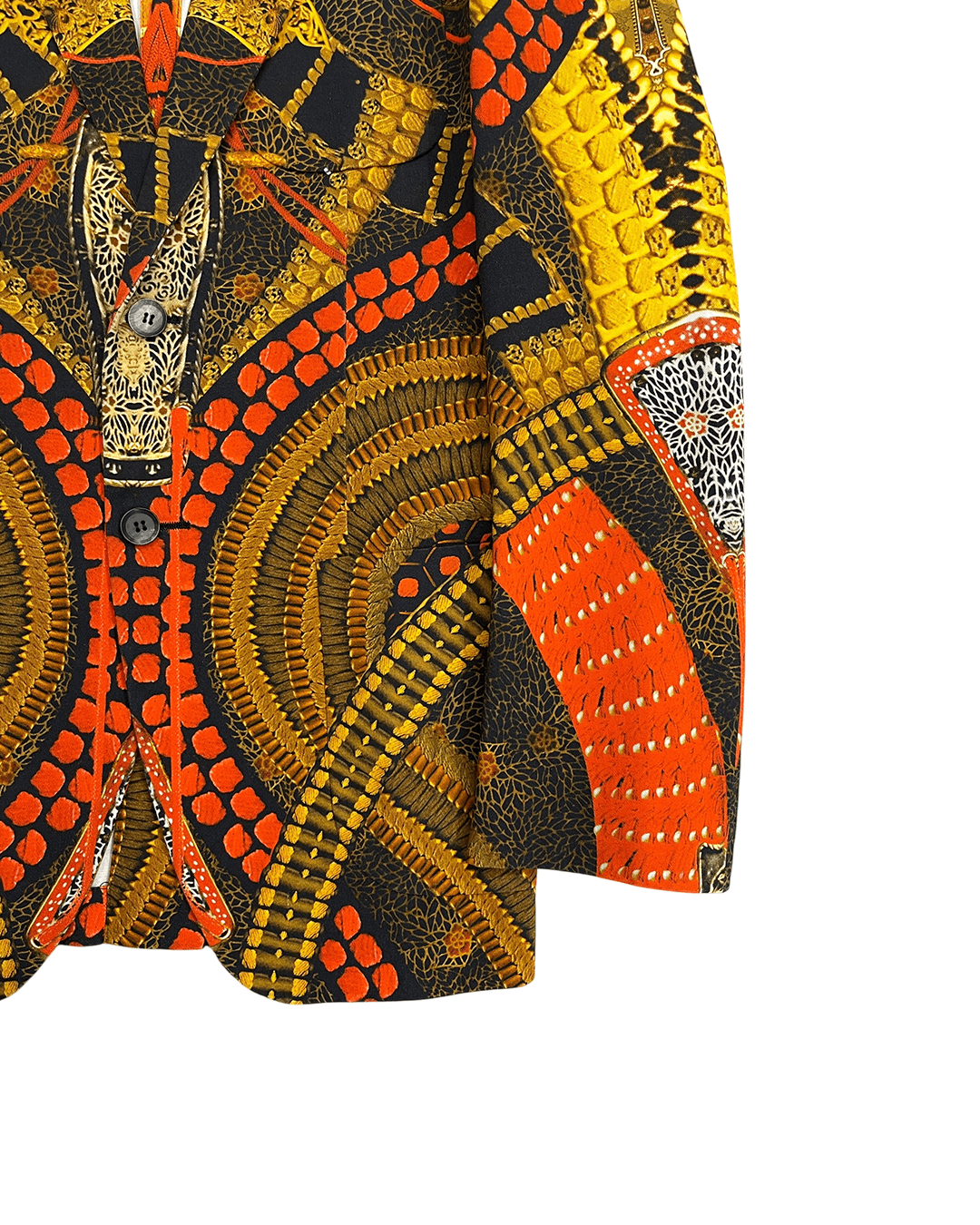 Alexander McQueen Alexander McQueen SS11 Printed Cotton Blazer Size 46S - 9 Thumbnail