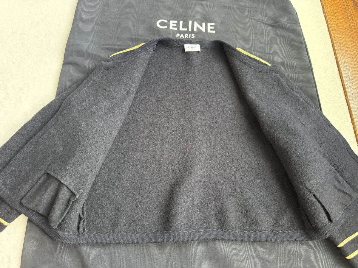 Celine $4k 🤑 Celine military jacket cardigan officer Hedi Slimane Size US S / EU 44-46 / 1 - 24 Thumbnail