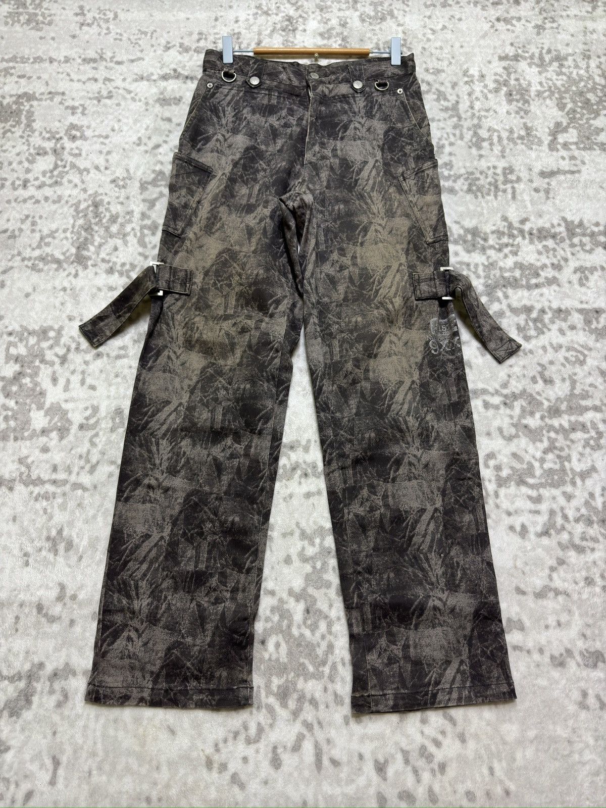 Hysteric Glamour Y2K Slash Number Smoked Bondage Cargo Pants Japanese Punk Size US 28 / EU 44 - 1 Thumbnail