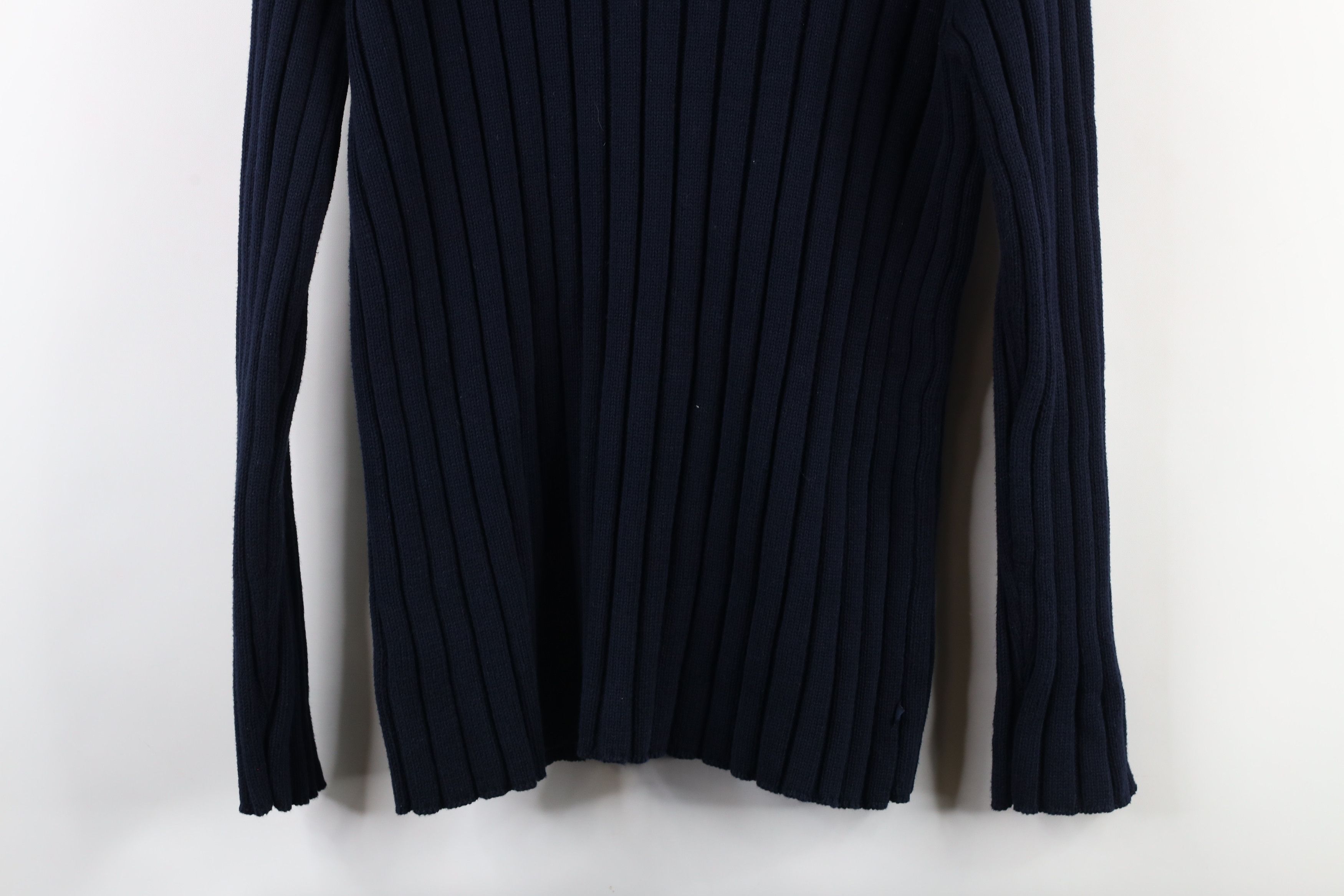 Ralph Lauren × Vintage Vintage 90s Ralph Lauren Chunky Ribbed Knit Half Zip Sweater Size S / US 4 / IT 40 - 9 Thumbnail