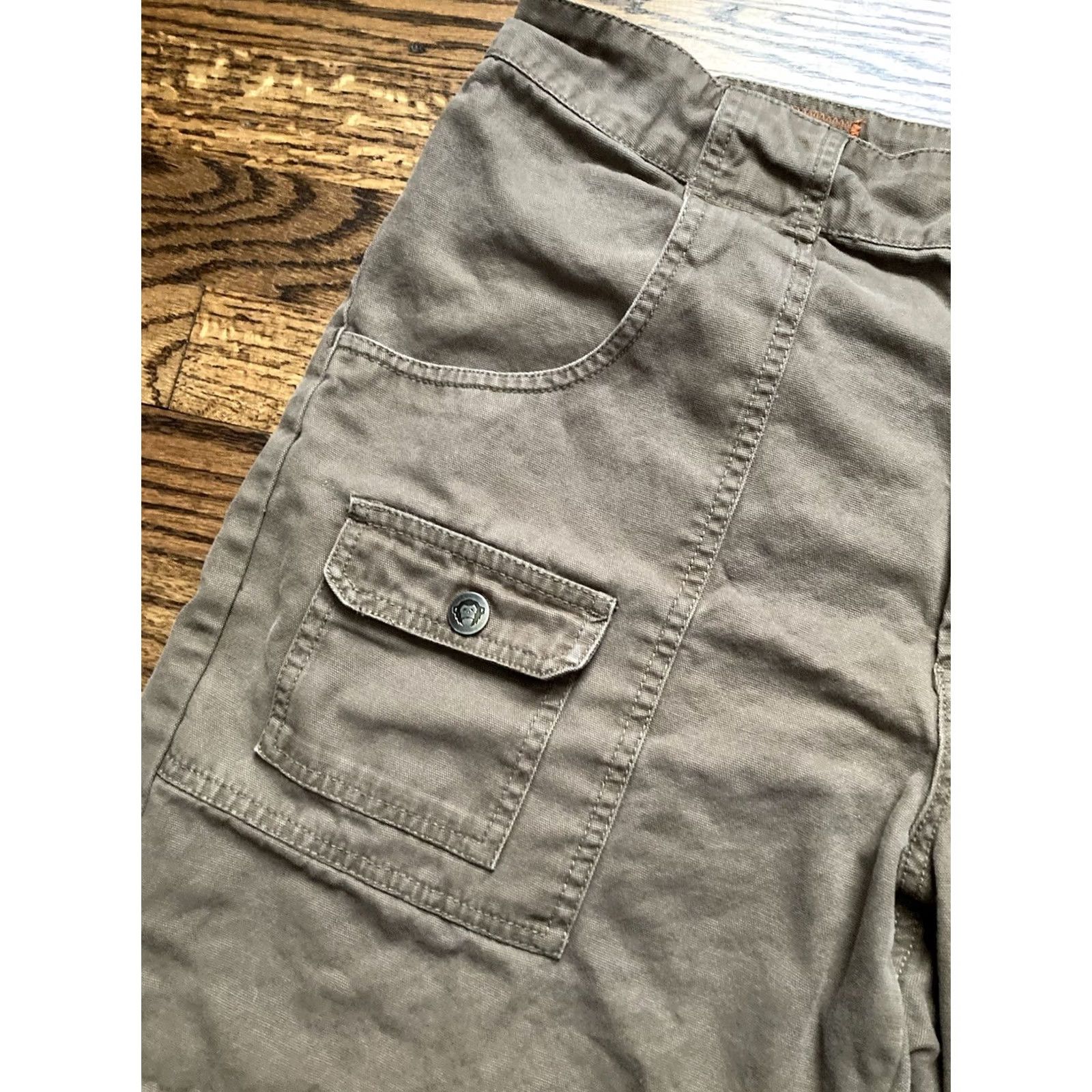 Howler Brothers Howler Brothers Clarksville Walk Shorts Mens 38 Brown Canvas Cotton Deep Pockets Front Flat Front Regular Size US 38 / EU 54 - 3 Thumbnail