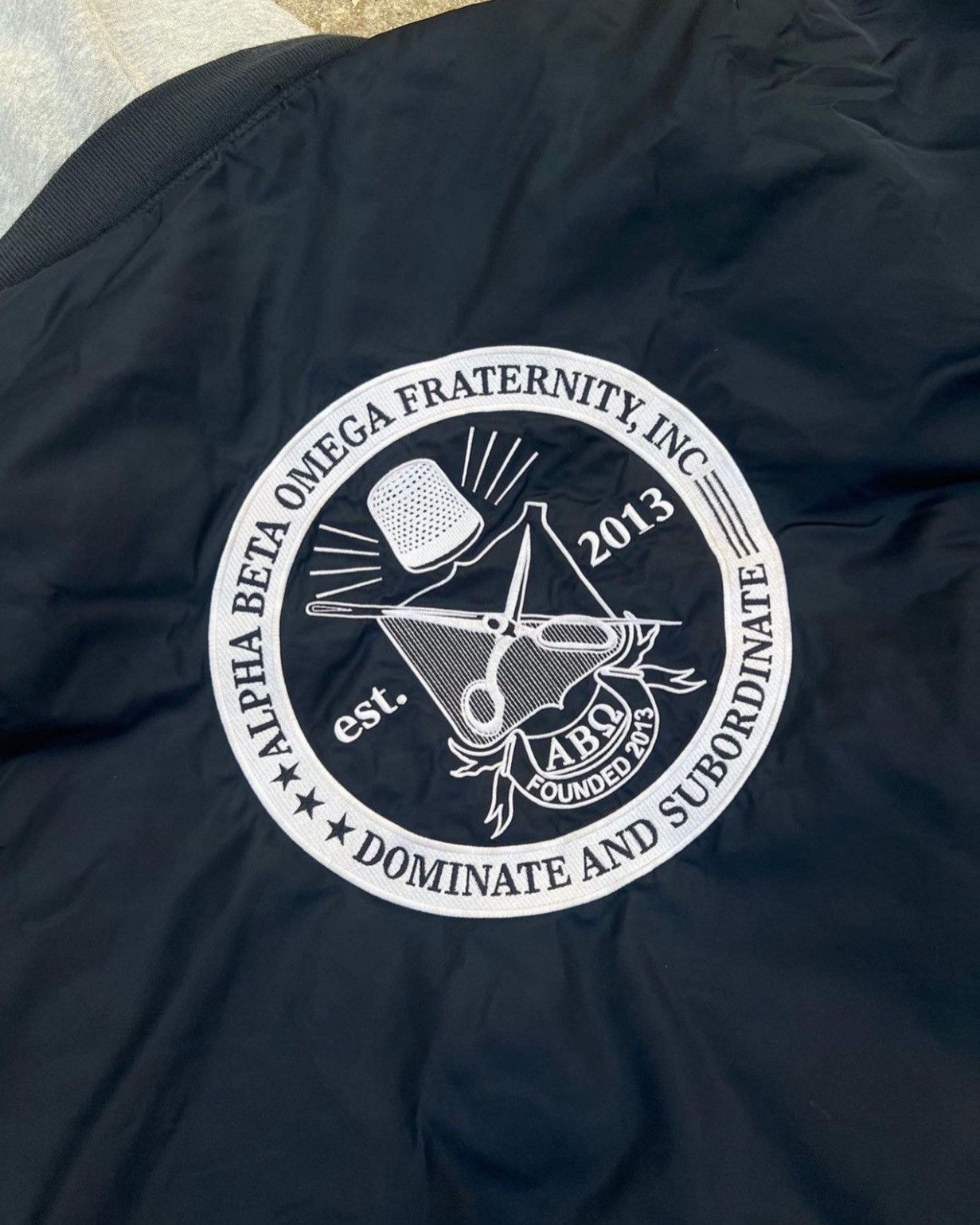 Vetements Vetements Reversible Fraternity Alpha Beta Bomber Jacket Size US L / EU 52-54 / 3 - 4 Thumbnail