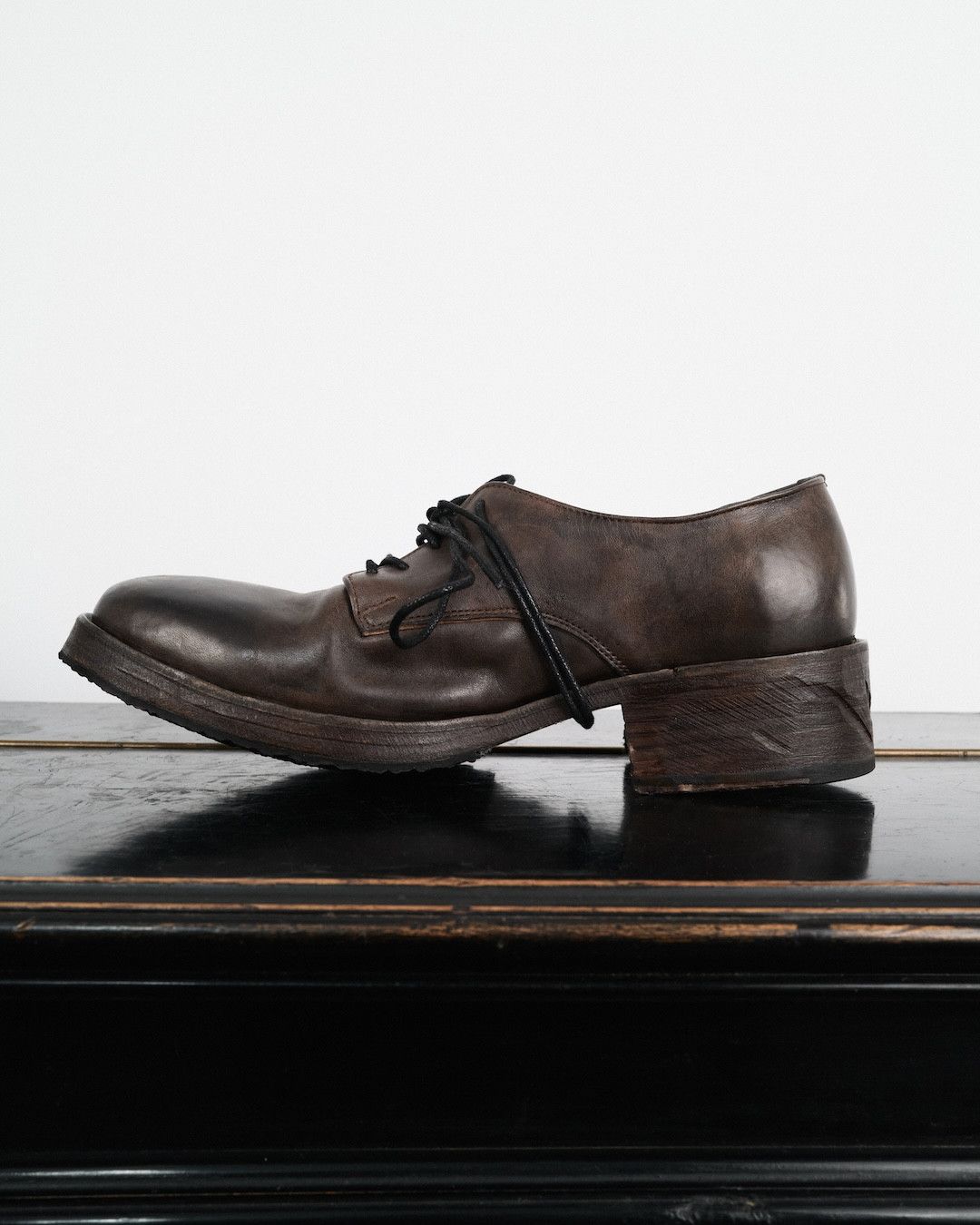 Other NKTRMNV VEG-TANNED HORSE DERBY SHOES D-H2S-VH-01 Size US 7 / EU 40 - 4 Thumbnail
