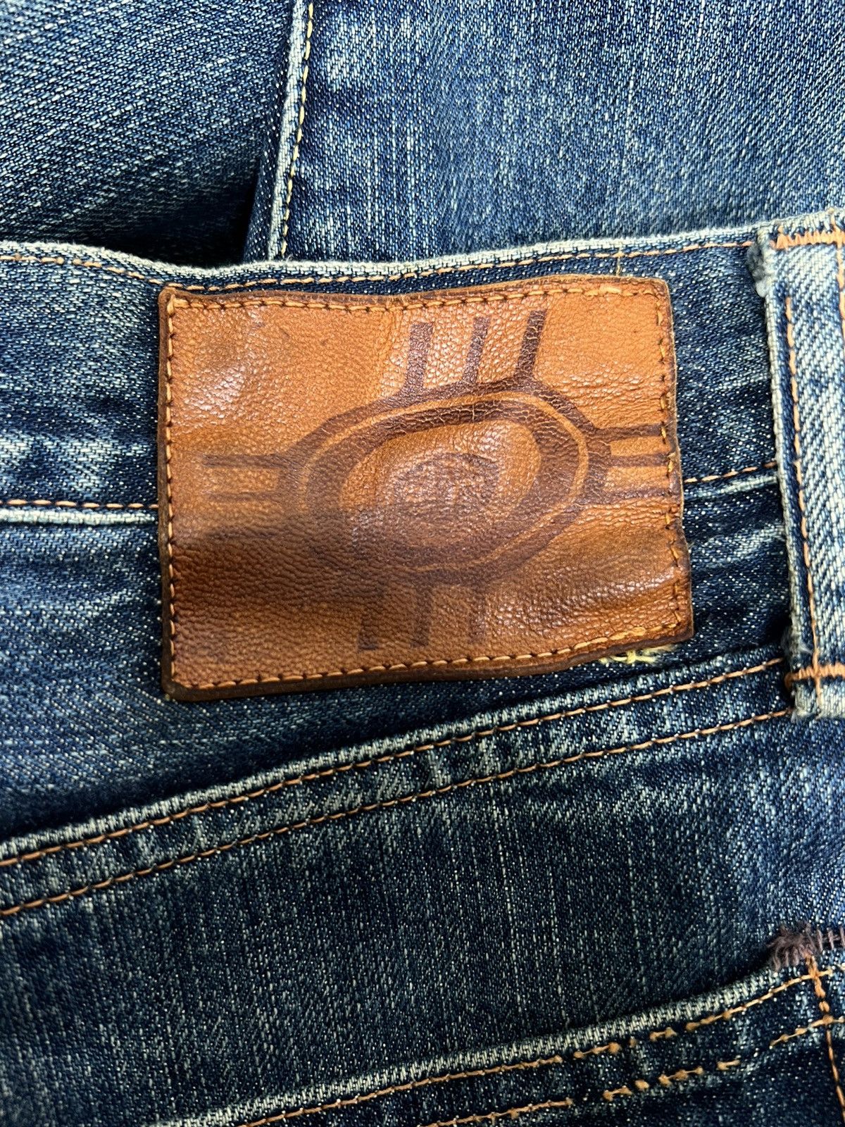 Kapital 🔥 KAPITAL DYED BROKEN DISTRESSED DENIM Size US 34 / EU 50 - 13 Thumbnail