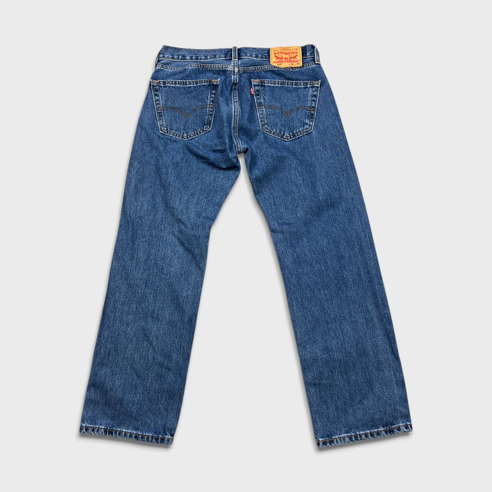 Levi's × Vintage Levi's 505 Jeans 32x30 Original Straight Leg Denim Pants Size US 32 / EU 48 - 6 Thumbnail