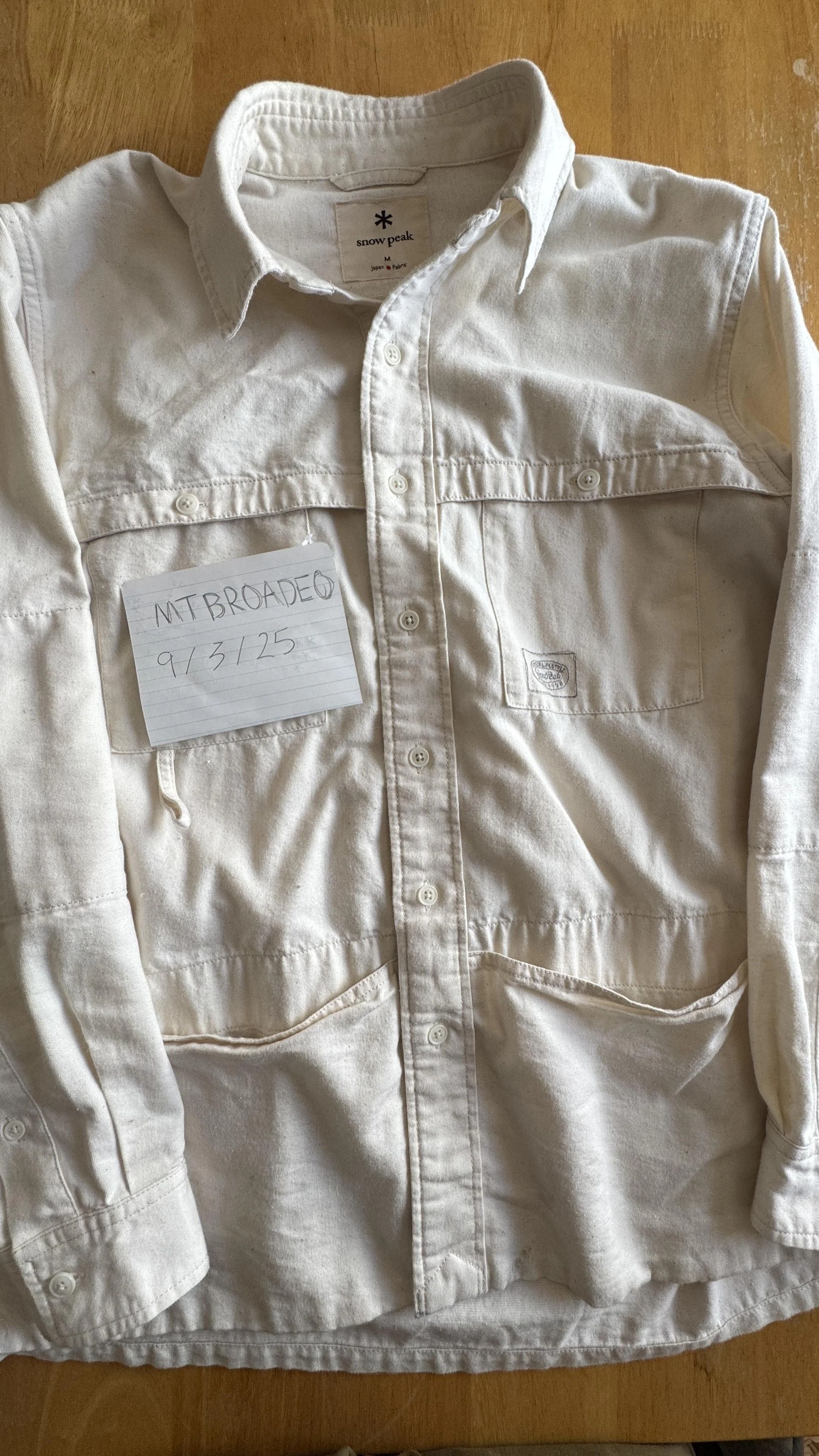Snow Peak Takibi Light Denim Utility Shirt Size US M / EU 48-50 / 2 - 1 Preview
