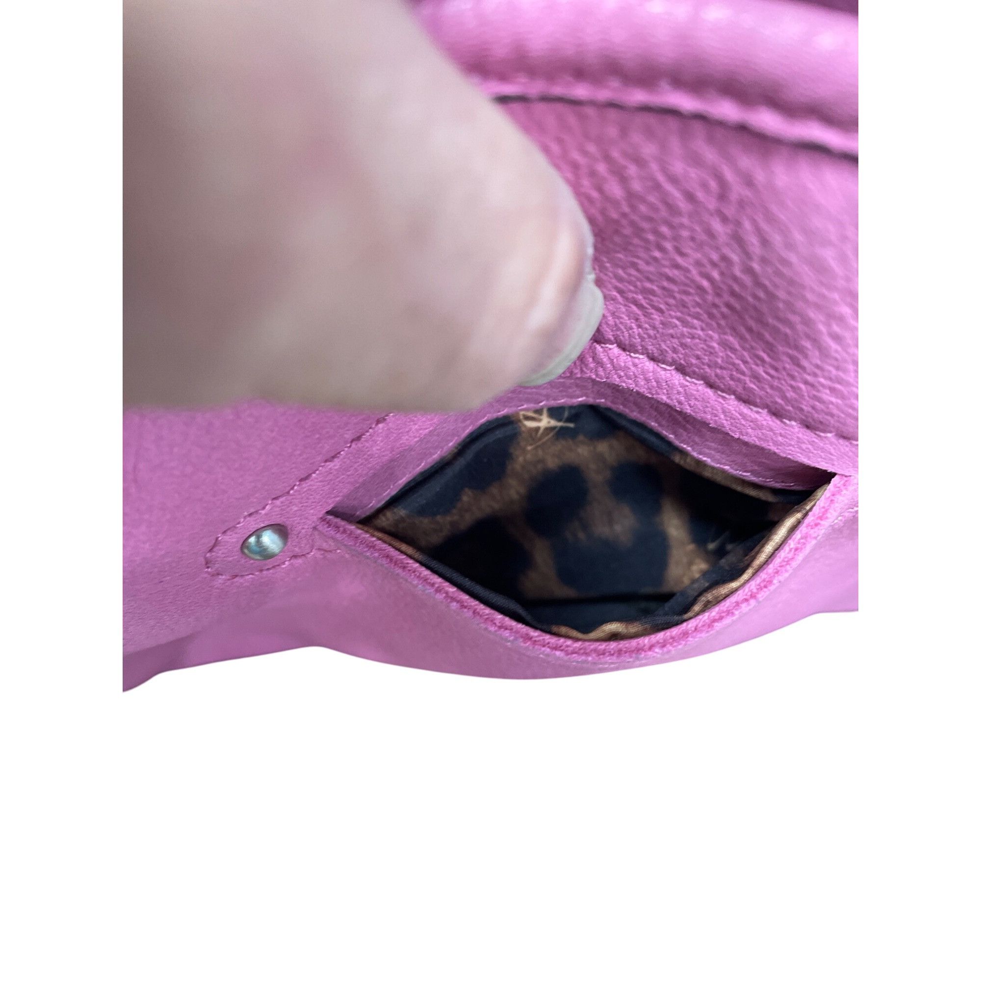 Other B. Makowsky Womans Pink Leather Crossbody Shoulderbag SKU 94 Size ONE SIZE - 10 Thumbnail