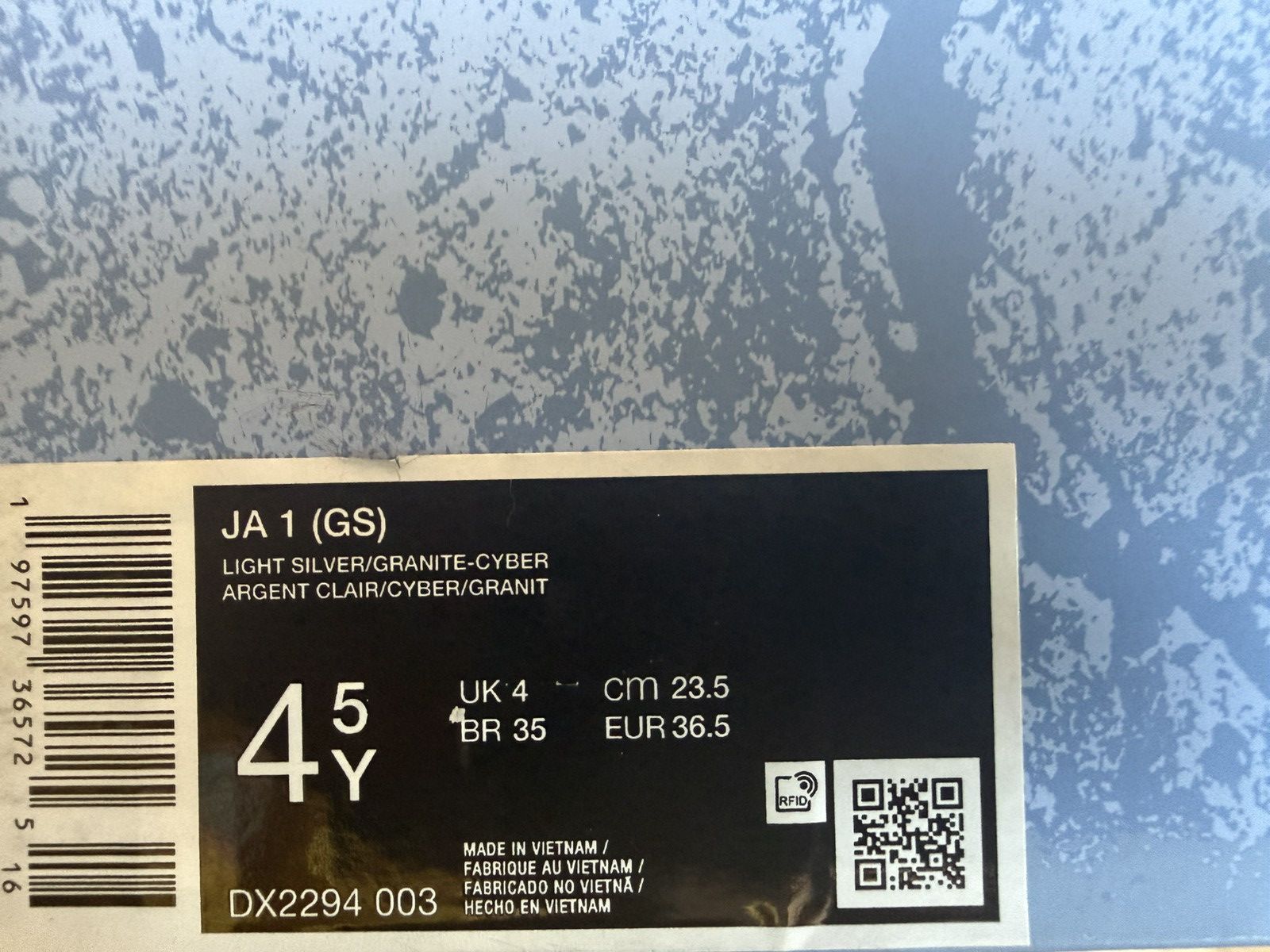 Nike JA 1 (GS) Size US 4.5 / IT 34.5 - 3 Thumbnail