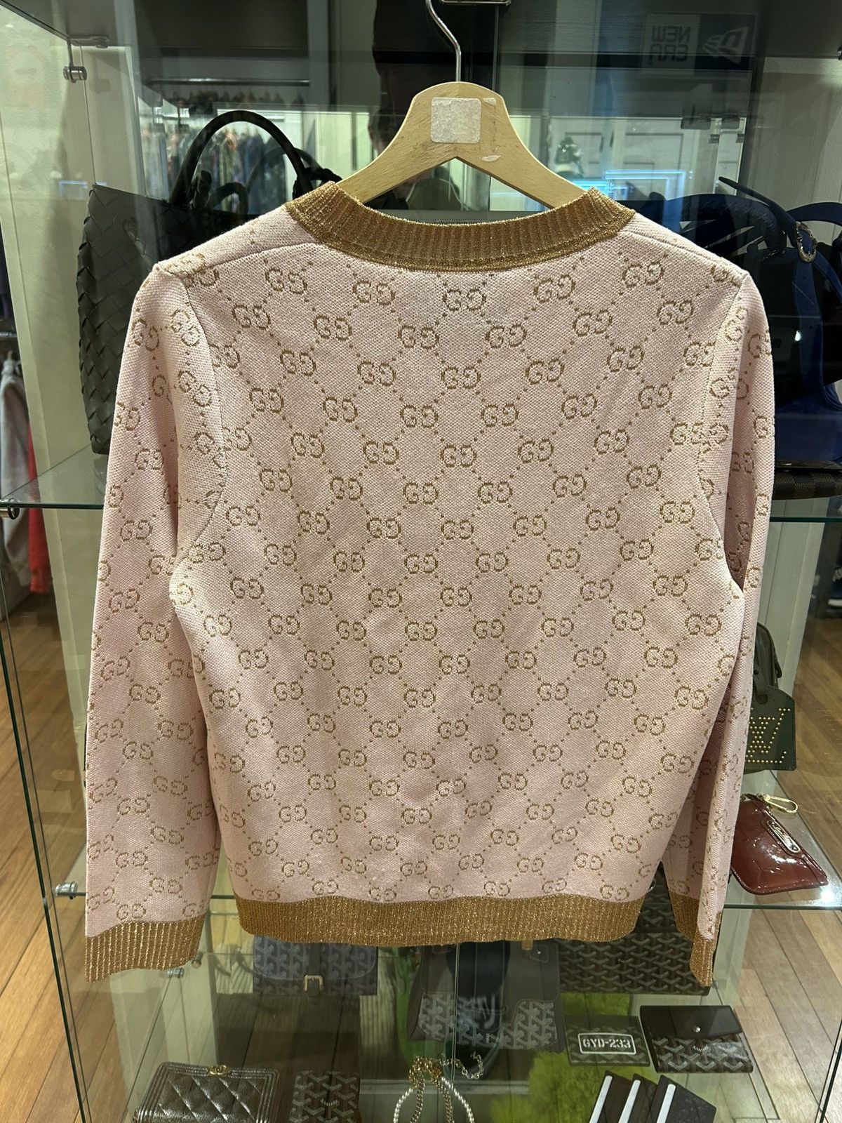 Gucci Gucci GG Supreme Knit LS Shirt Size L / US 10 / IT 46 - 2 Thumbnail