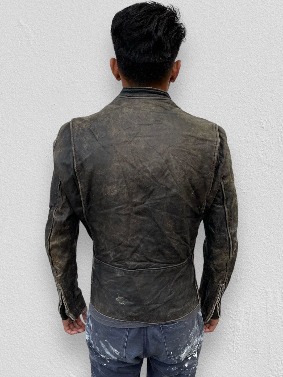 14th Addiction 🔥Vintage Esprit USA Genuine Leather Rider Jacket Size US S / EU 44-46 / 1 - 2 Thumbnail